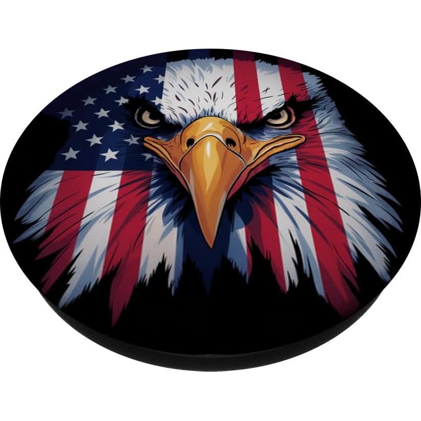 PopSockets Adhesivo PopGrip Águila Calva Americana 10.9x8.6cm