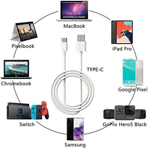 Paquete de 2 Cables de Carga USB Tipo C 3m HONGPING