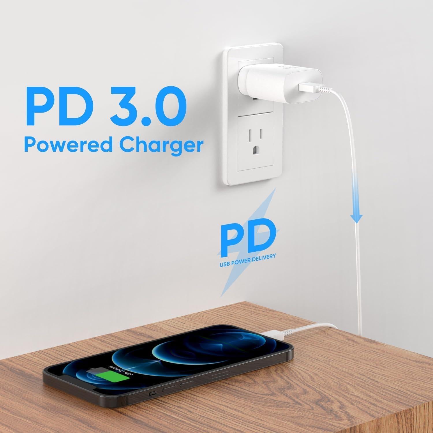 Cargador Rápido 25W Tipo C Samsung Galaxy + Cable 6.6FT