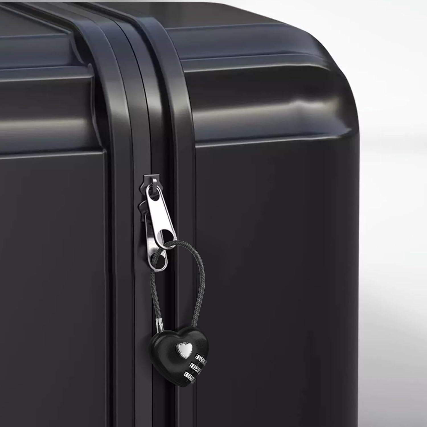 Candado de Combinación en Forma de Corazón YAODHAOD 3 Dígitos