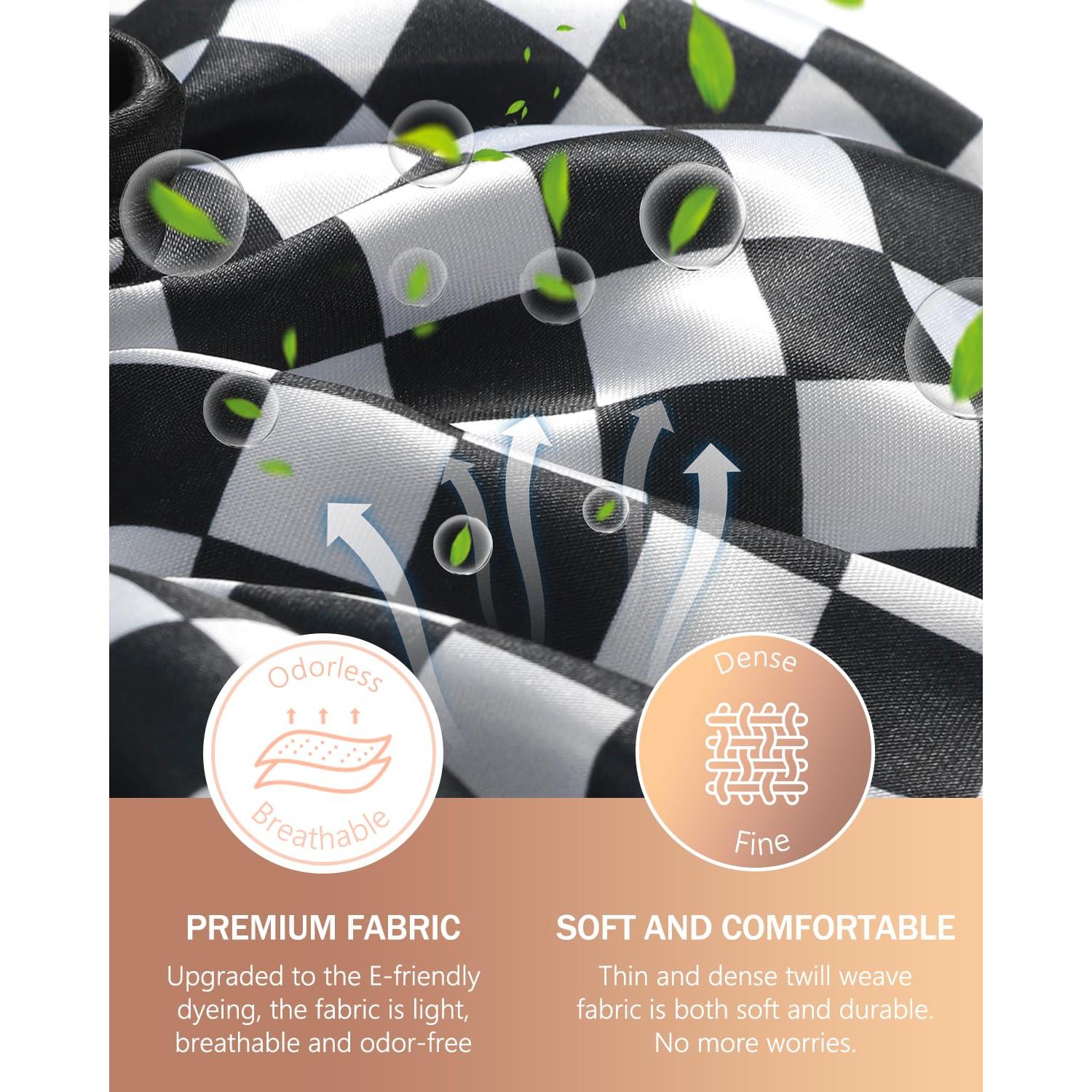 Gorro de Ducha XL Mikimini Cuadrícula Impermeable Reutilizable