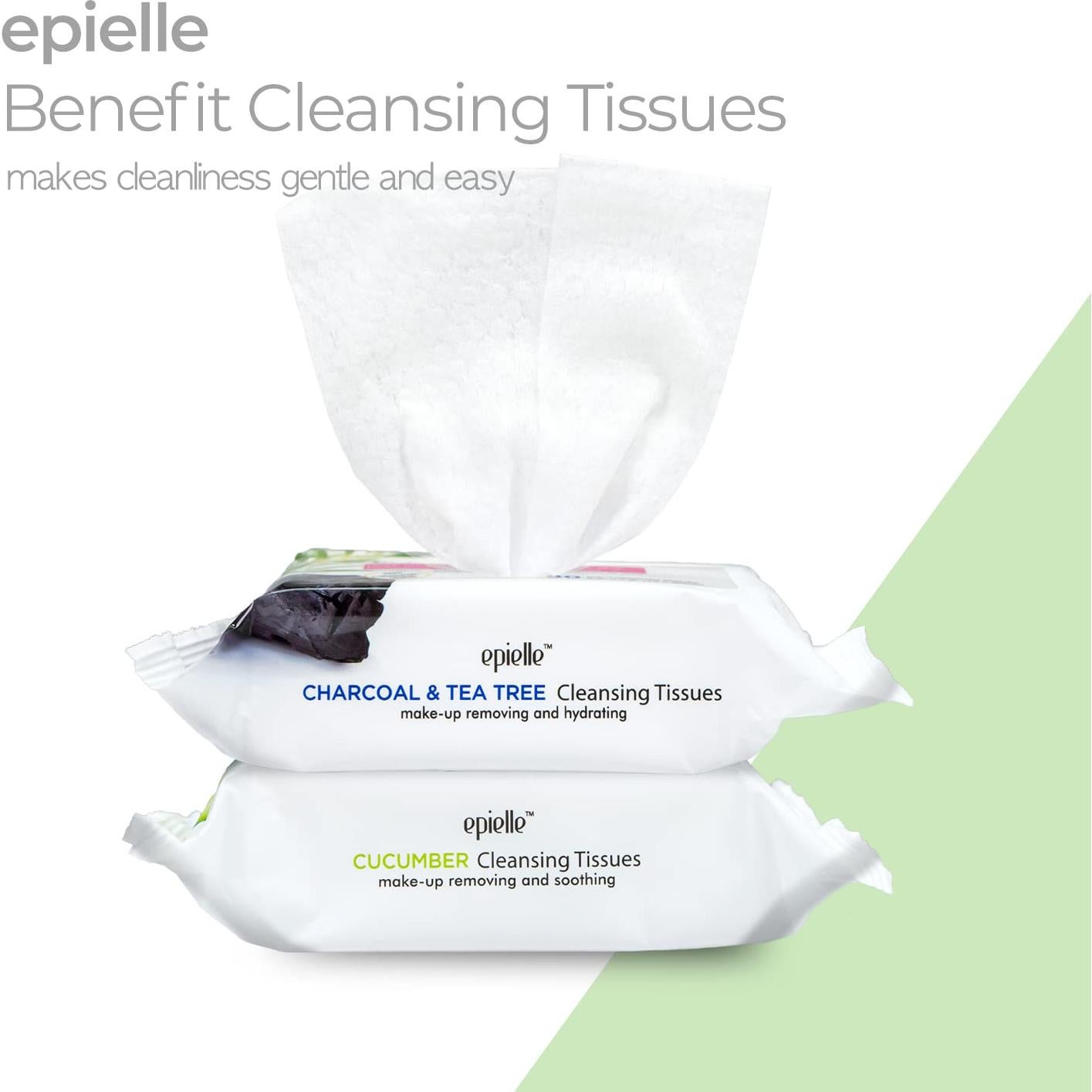 Toallitas Desmaquillantes Epielle, 30 Unidades, Hipoalergénicas