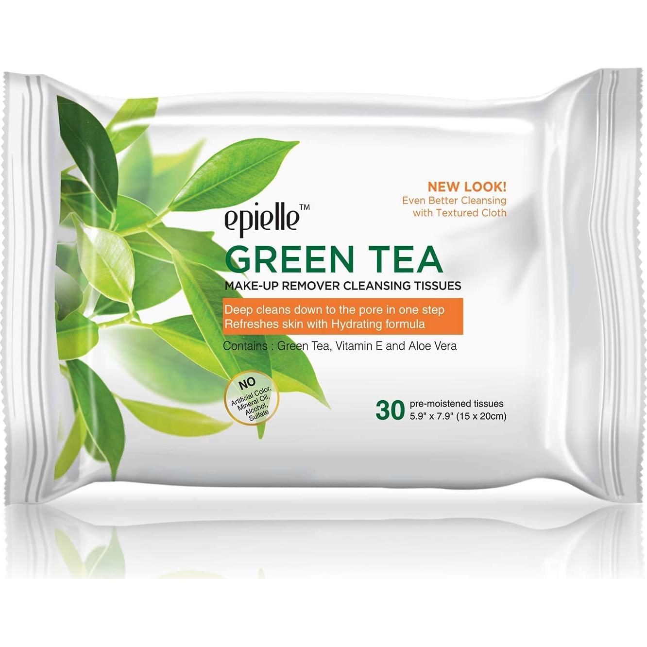 Toallitas Desmaquillantes Epielle, 30 Unidades, Hipoalergénicas