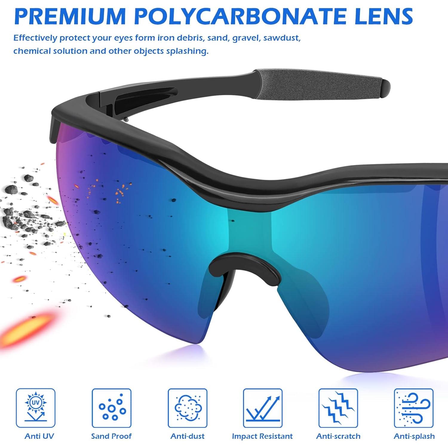 Gafas de Seguridad OXG - Paquete de 12 - Antiarañazos y UV