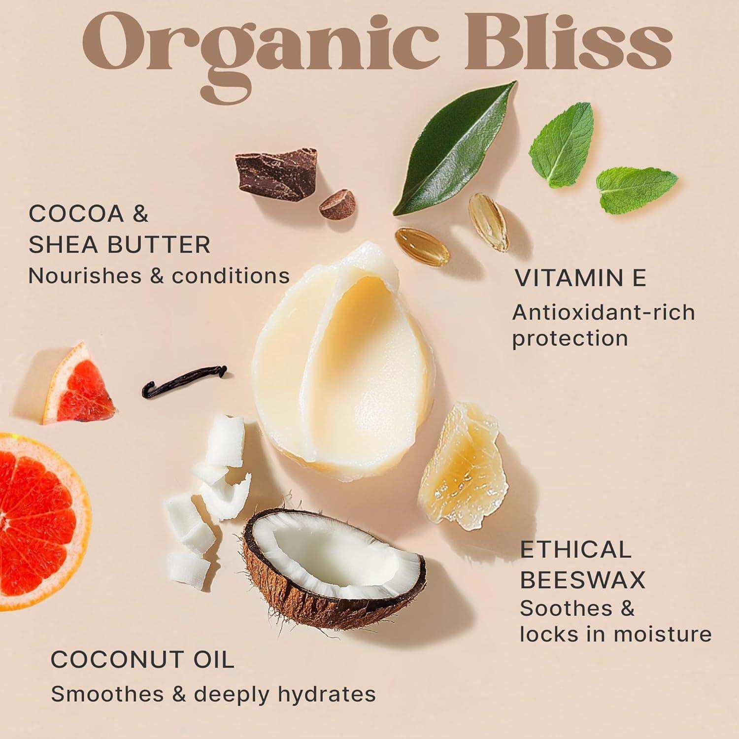 Bálsamo Labial Orgánico Beauty by Earth - Juego de 12 Sabores