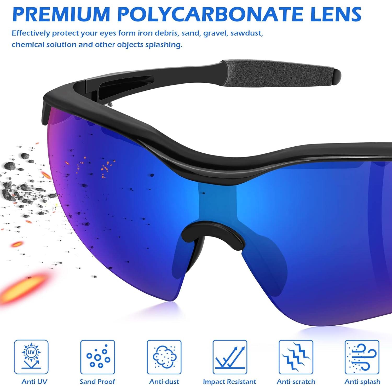 Gafas de Seguridad OXG Paquete de 12 Lentes Anti-Rasguños