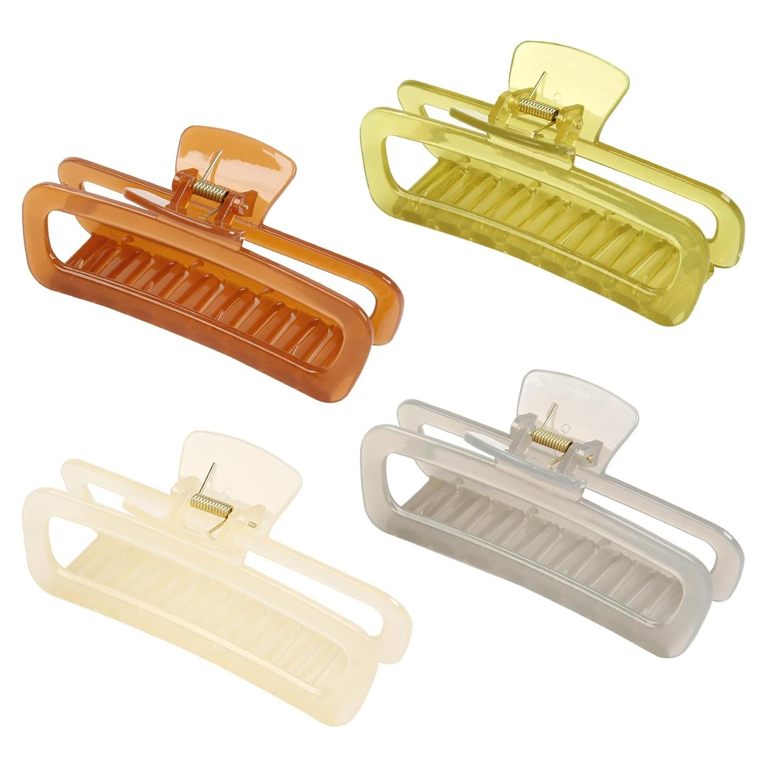 Pinzas de Cabello Jumbo TEBIEKOY para Cabello Grueso - 12.7 cm