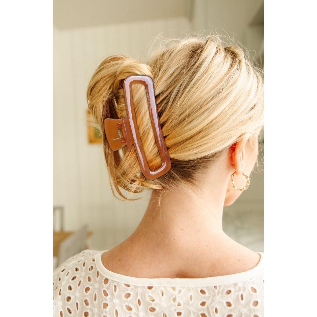 Pinzas de Cabello Jumbo TEBIEKOY para Cabello Grueso - 12.7 cm