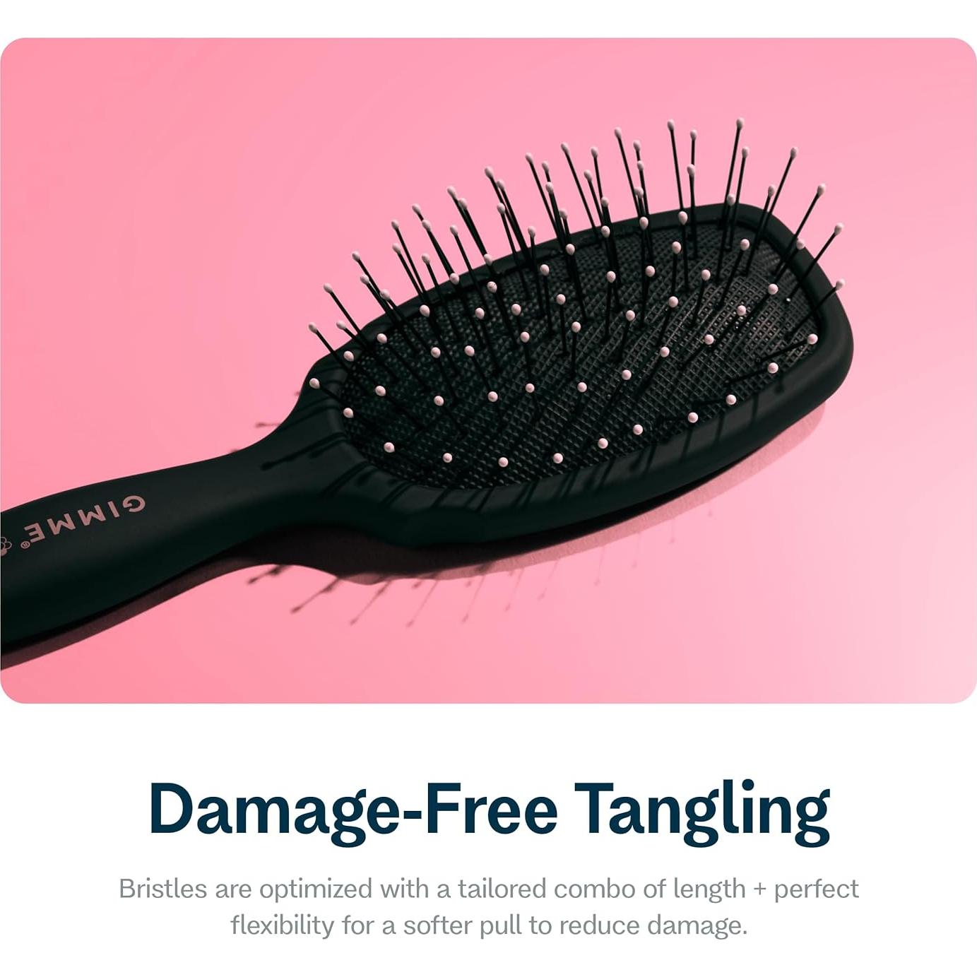 Cepillo Desenredante Mini Gimme Hair para Cabello Fino - Negro