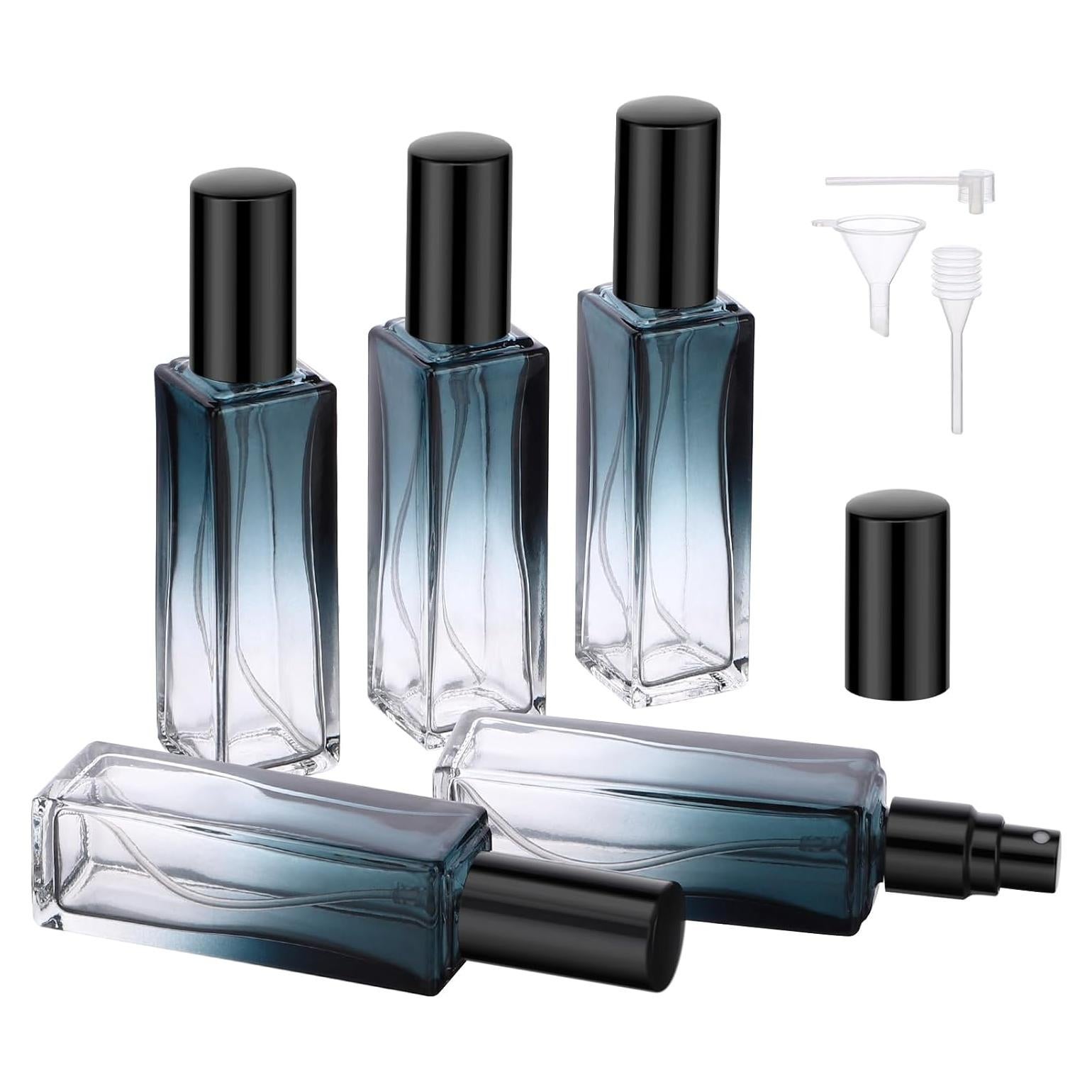 Conjunto de 5 Botellas de Perfume Segbeauty 20ML Azul Gradiente