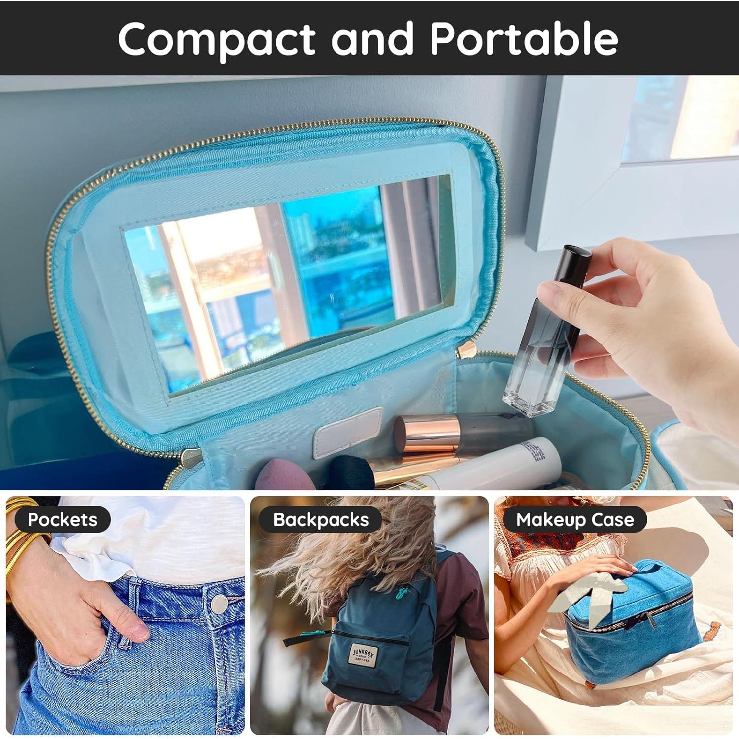 Conjunto de 5 Botellas de Perfume Segbeauty 20ML Azul Gradiente