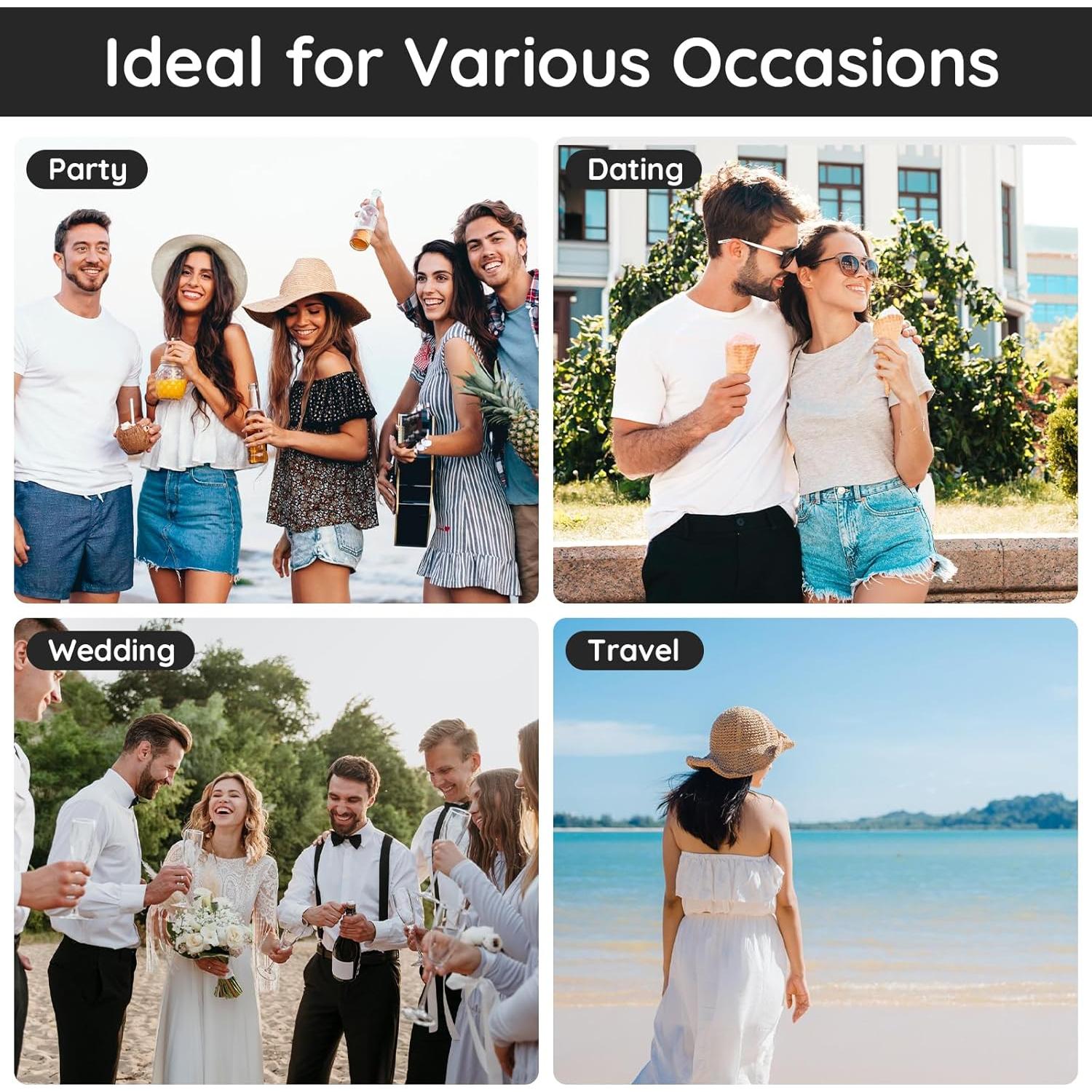 Conjunto de 5 Botellas de Perfume Segbeauty 20ML Azul Gradiente