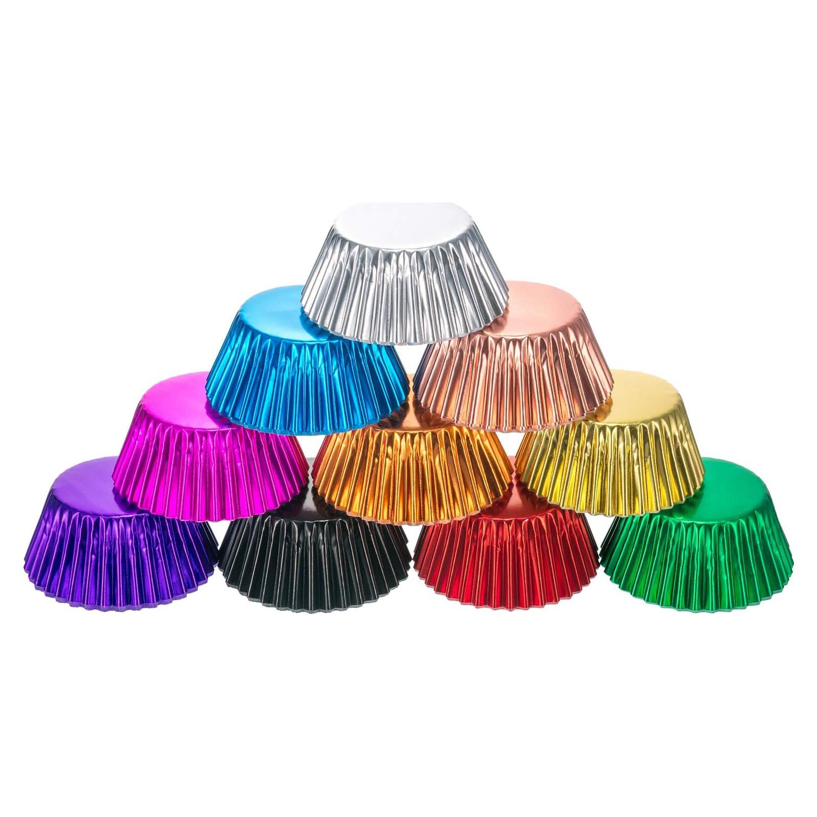 Forros de Papel para Cupcakes Sumind 200 Piezas Multicolor