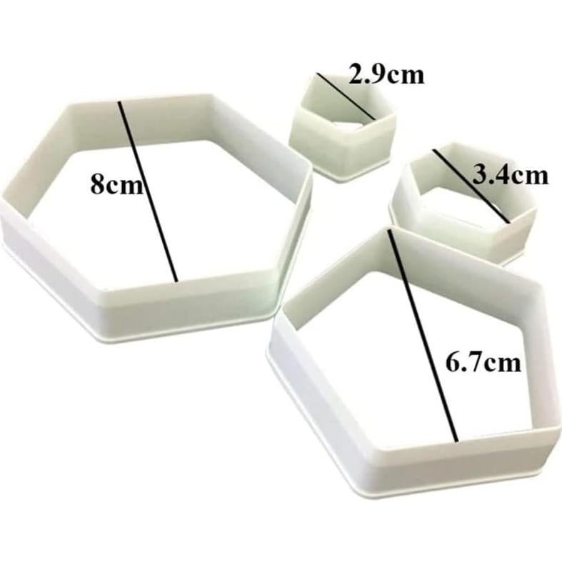 Cortador de Galletas de Fútbol SUNKOOL - 4 Piezas Antiadherente