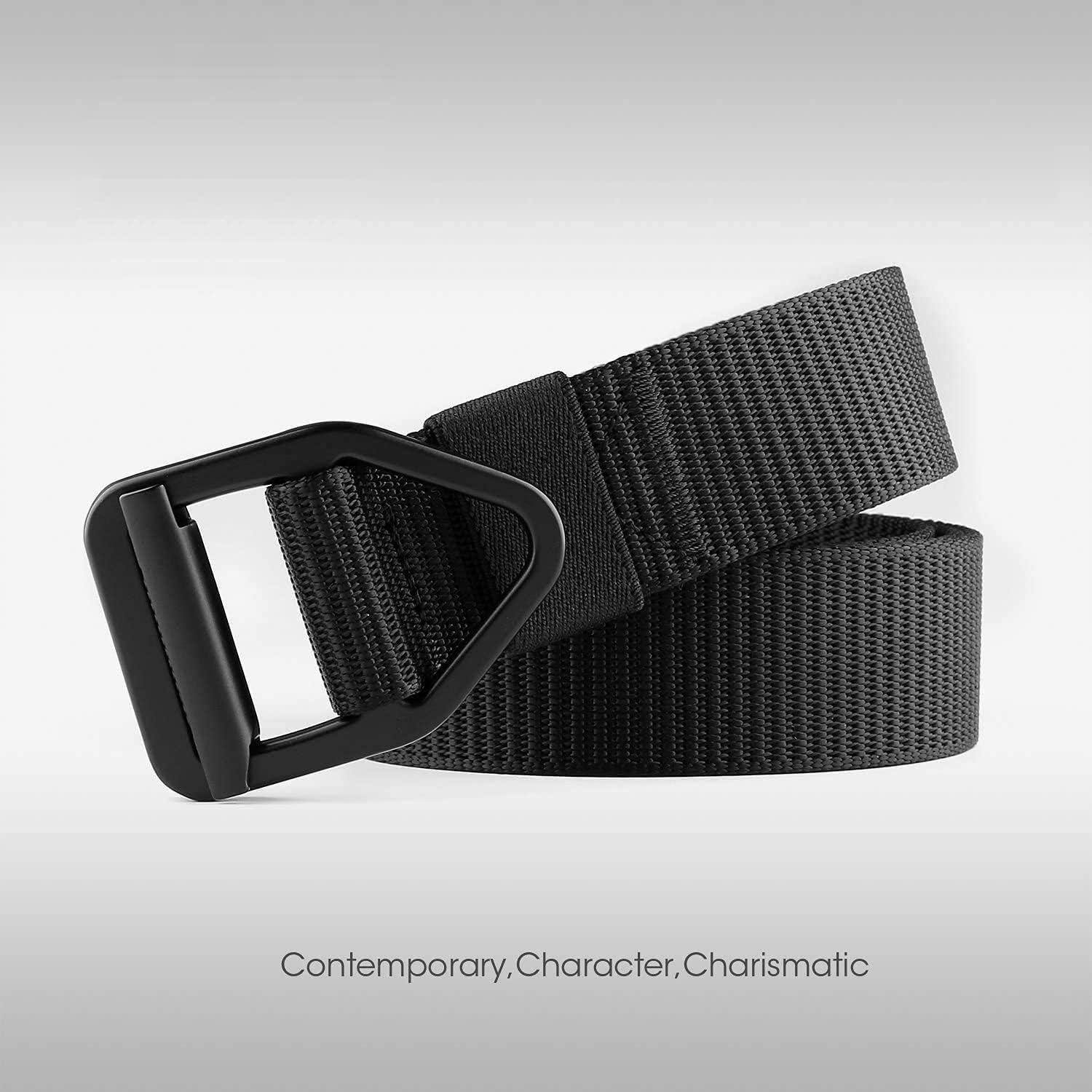 Cinturón Táctico JASGOOD de Nylon Ajustable para Hombre