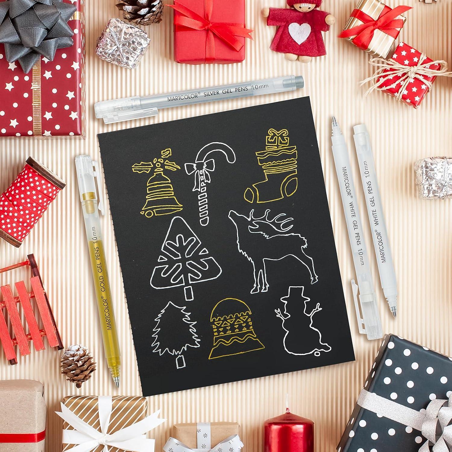 Set de 5 Bolígrafos de Gel MARTCOLOR Multicolor 1mm Punta Fina