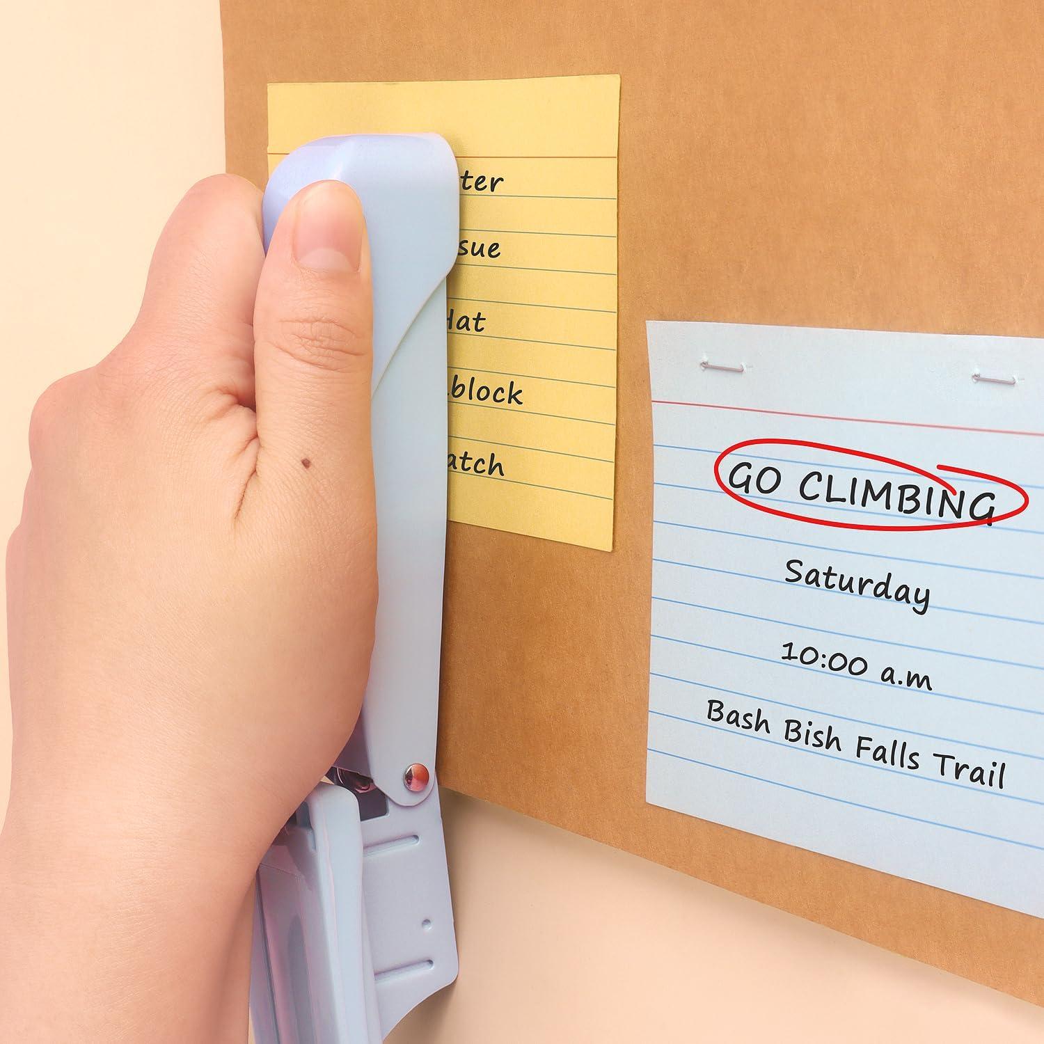 Grapadora de Oficina Tamaki Azul Metálica 20 Hojas