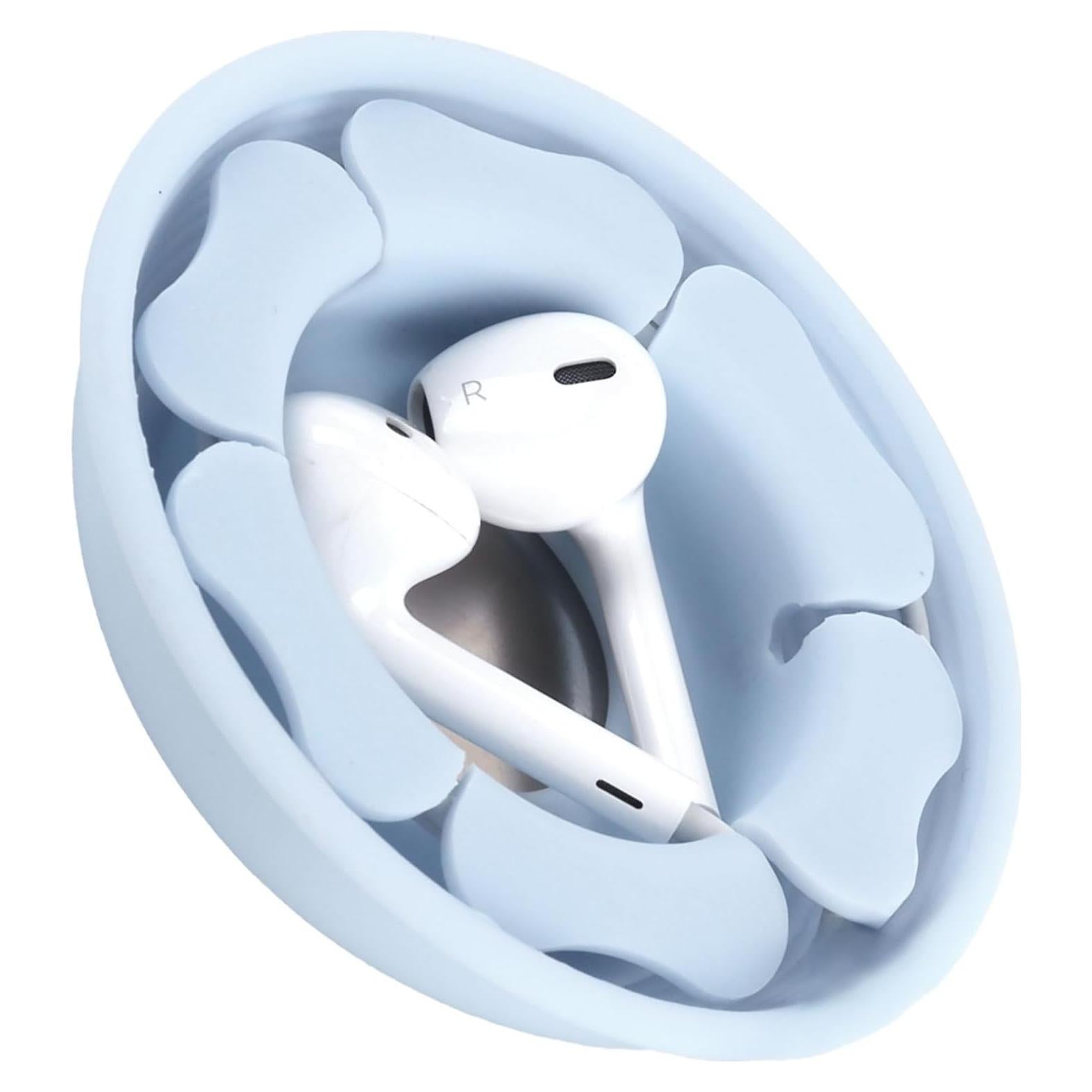 Estuche Organizador de Auriculares MAIRUI Azul Bebé Silicona