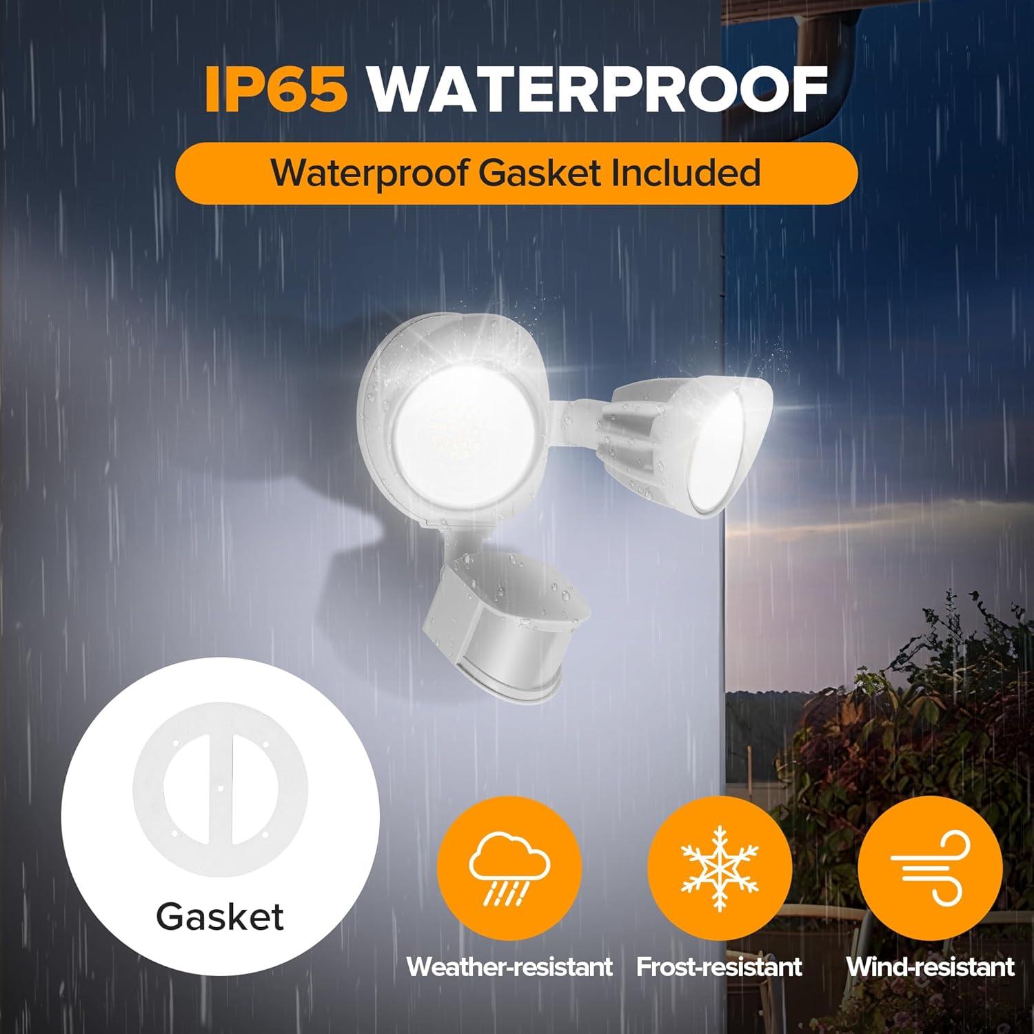 Luz de Seguridad LED UME con Sensor de Movimiento 27W 3000LM IP65