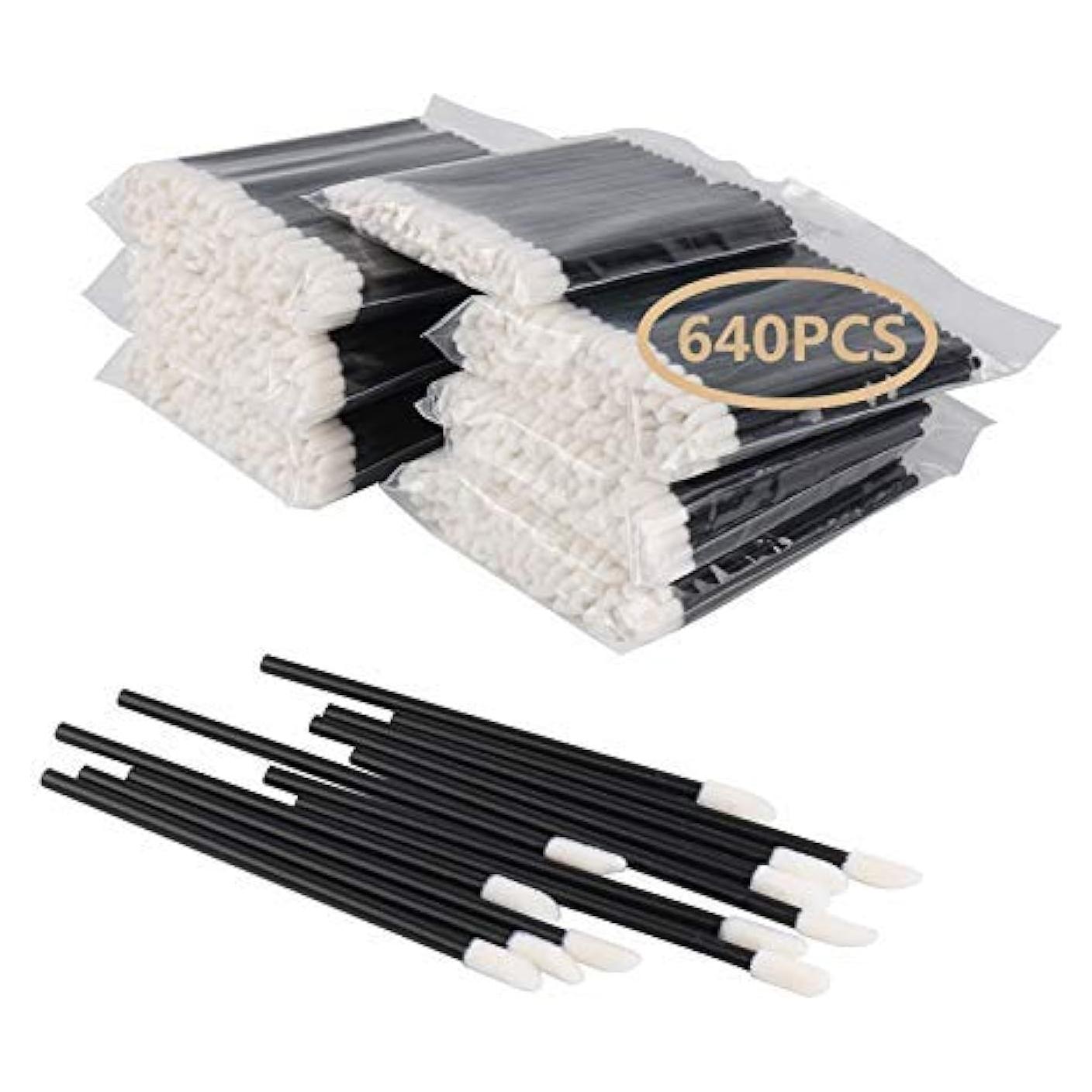 640 Cepillos de Labios Desechables Mooerca - Aplicadores de Maquillaje