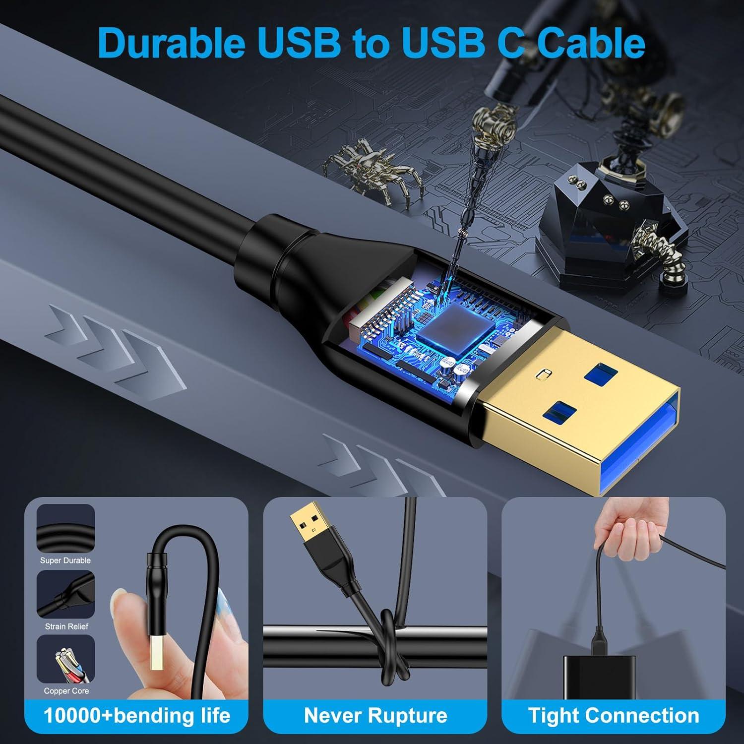 Cable USB 3.0 Macho a Macho 1.83m - Transferencia 5Gbps