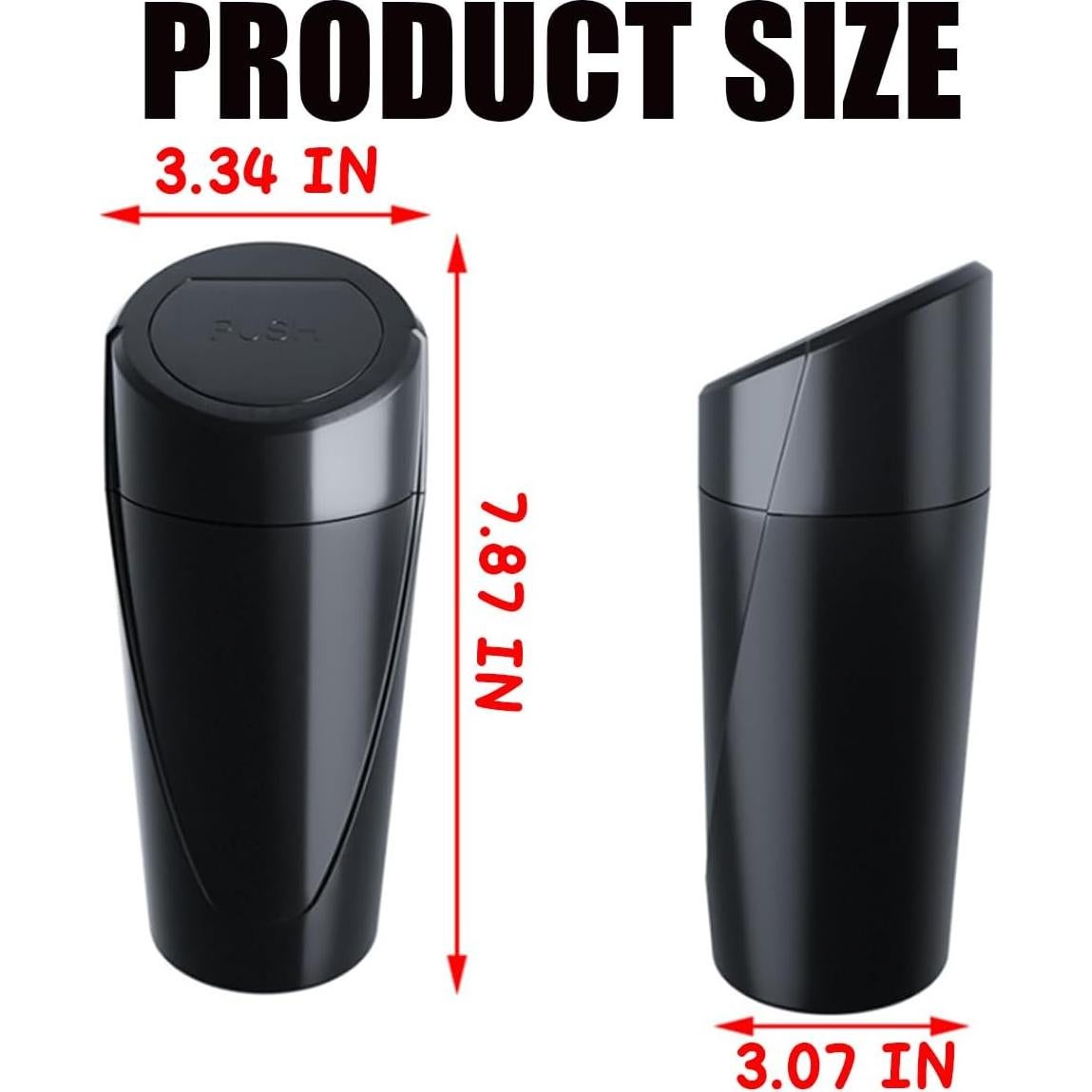 Basurero de Auto Osilly con Tapa, Portátil y a Prueba de Fugas