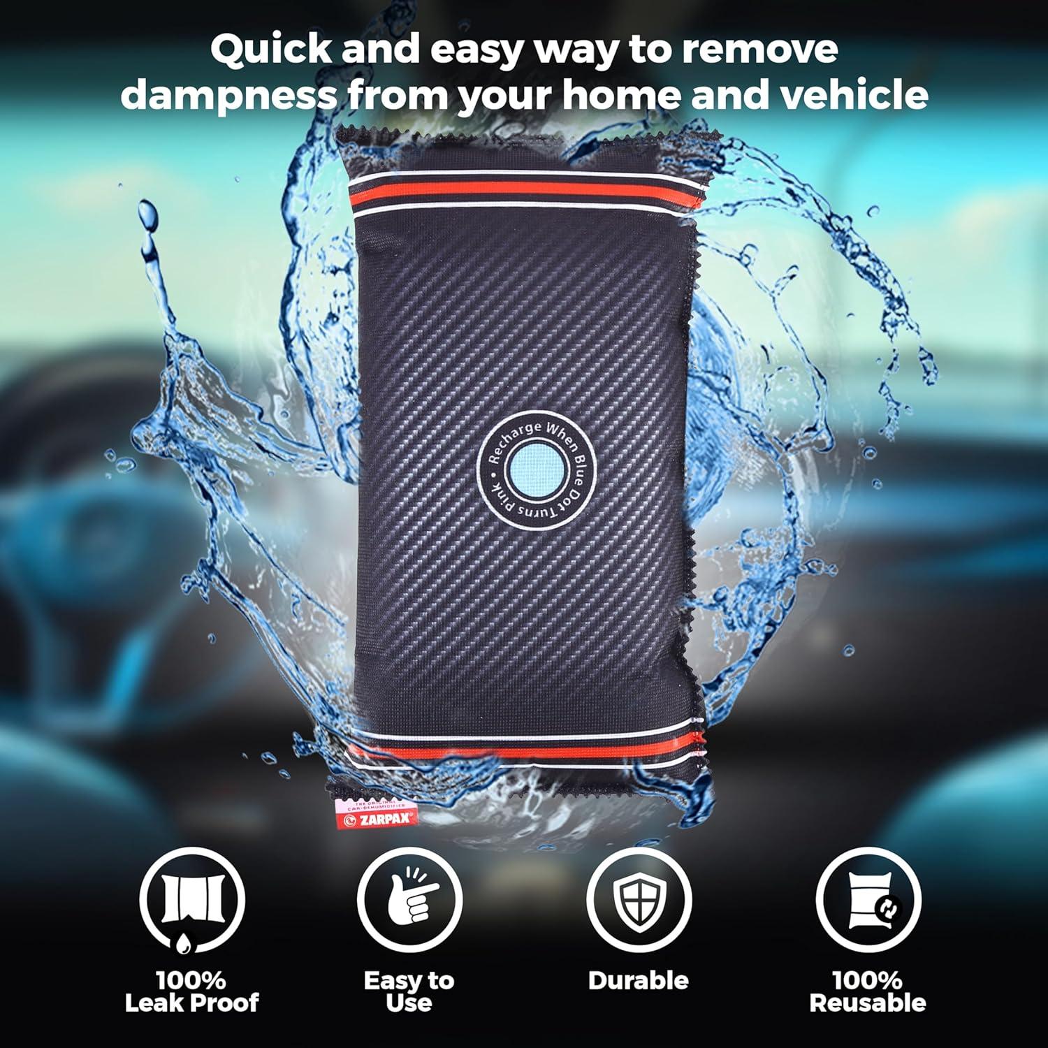 Deshumidificador de Coche Zarpax LV-A300 - 299g Reutilizable