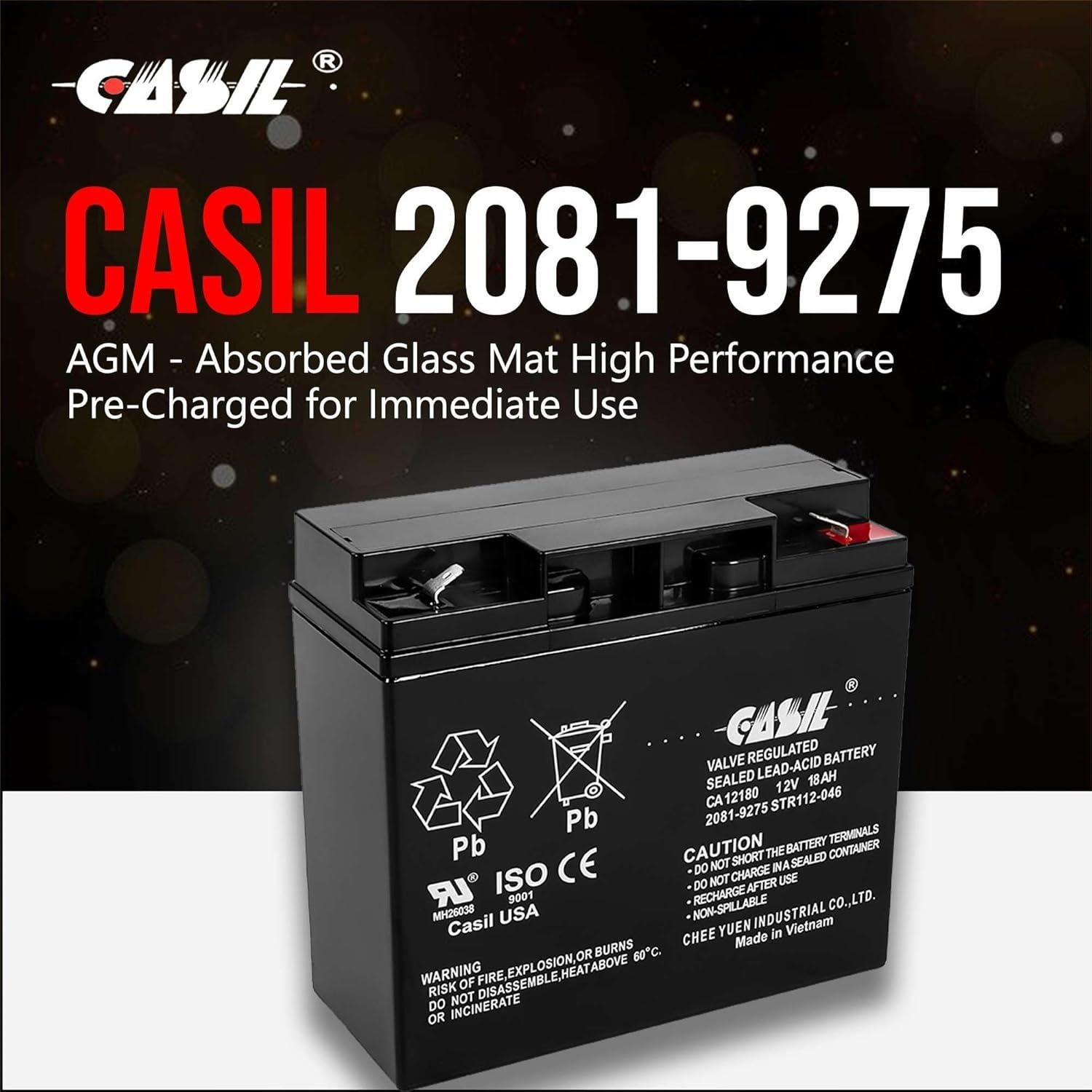 Batería de Panel de Incendio Simplex 2081-9275 - Paquete de 2