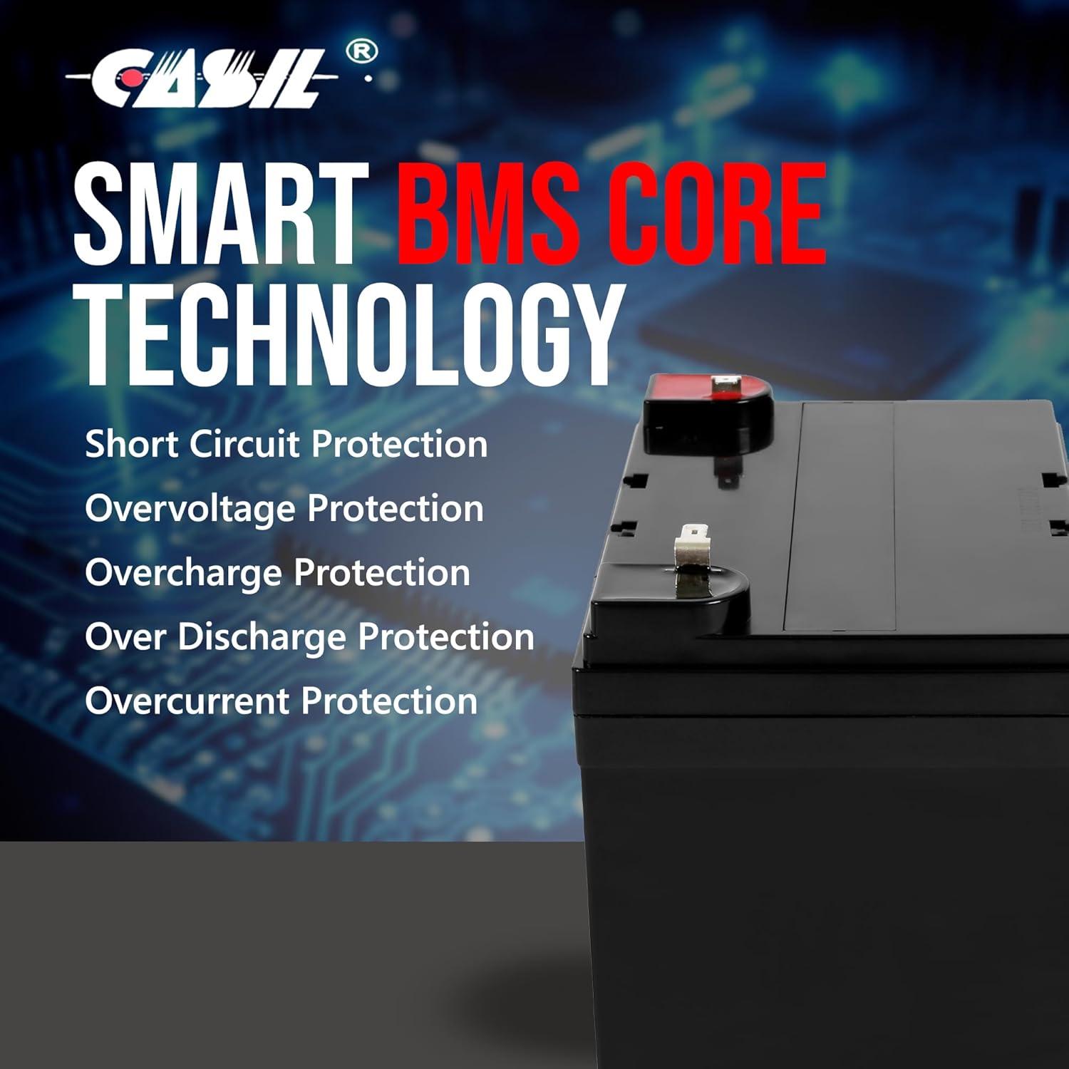 Batería de Panel de Incendio Casil 12V 33Ah - Paquete de 2