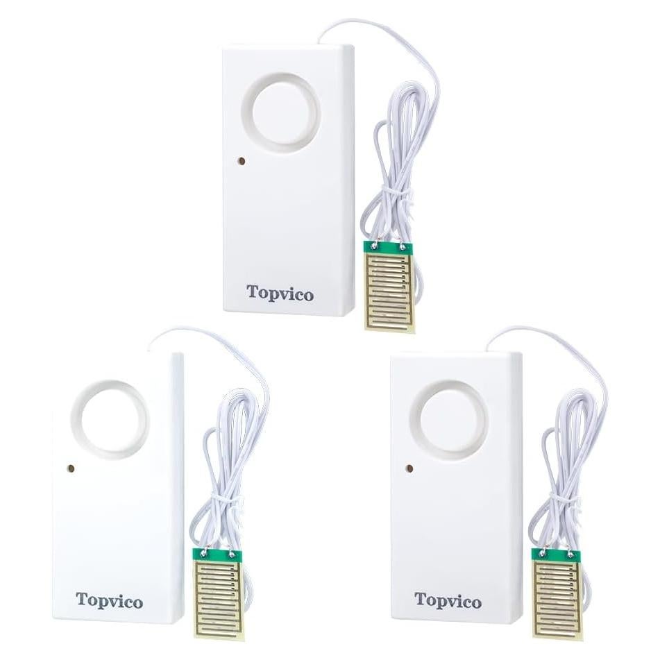Detector de Fugas Topvico 120dB para Sótanos 3 Sensores