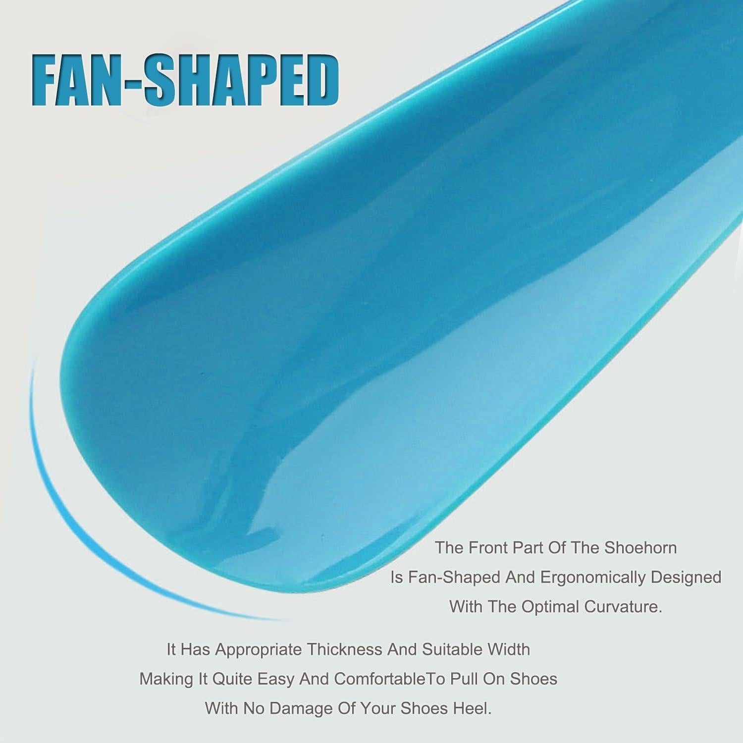 Cuerno de zapato telescópico ajustable de acero inoxidable negro