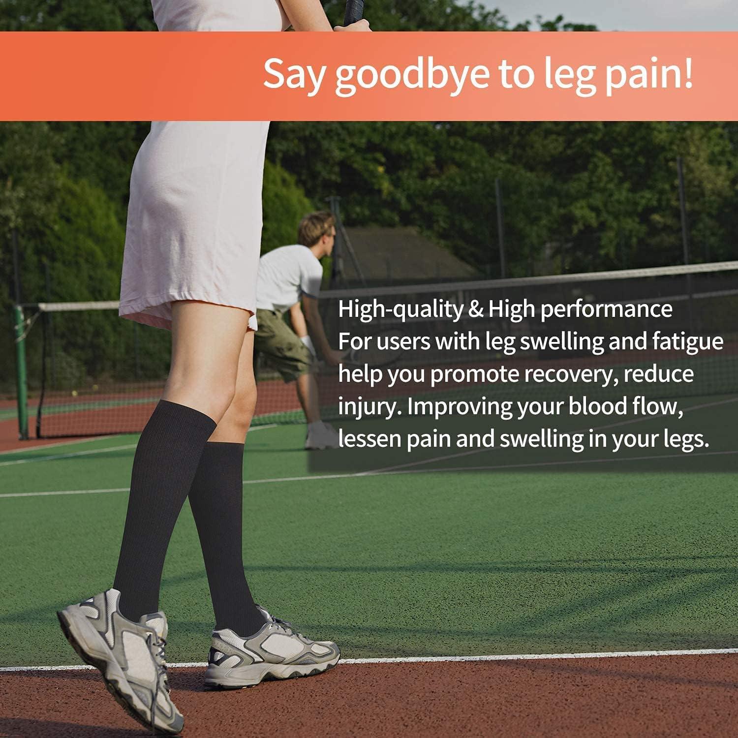 Calcetines de Compresión Bropite 20-30 mmHg para Hombres y Mujeres