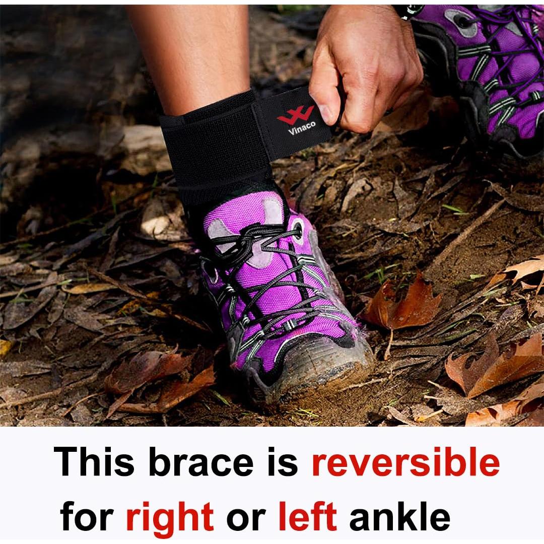 Férula de Tobillo Vinaco Ajustable Transpirable - Paquete de 2