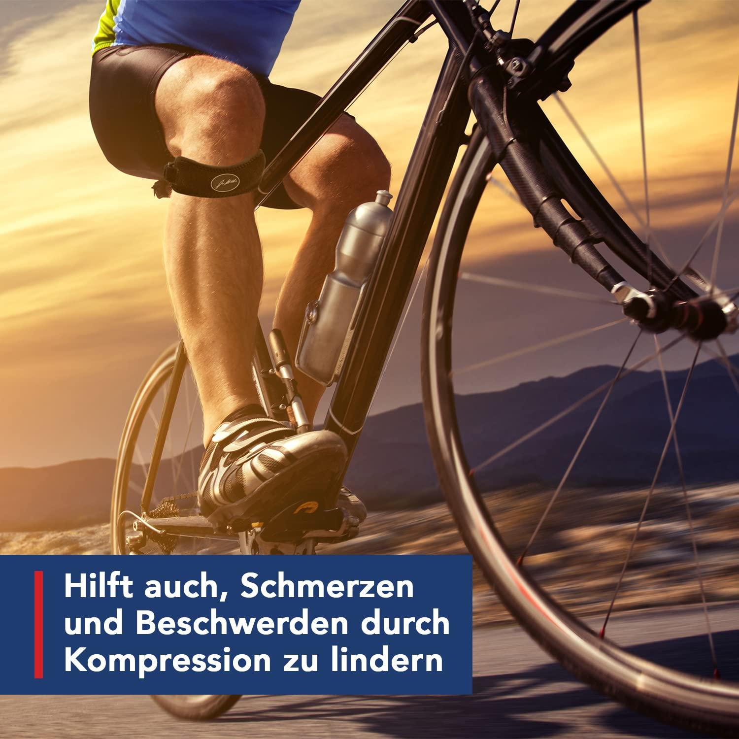 Correa de Tendón Patelar Dr. Arthritis - Soporte Rodilla Único Negro