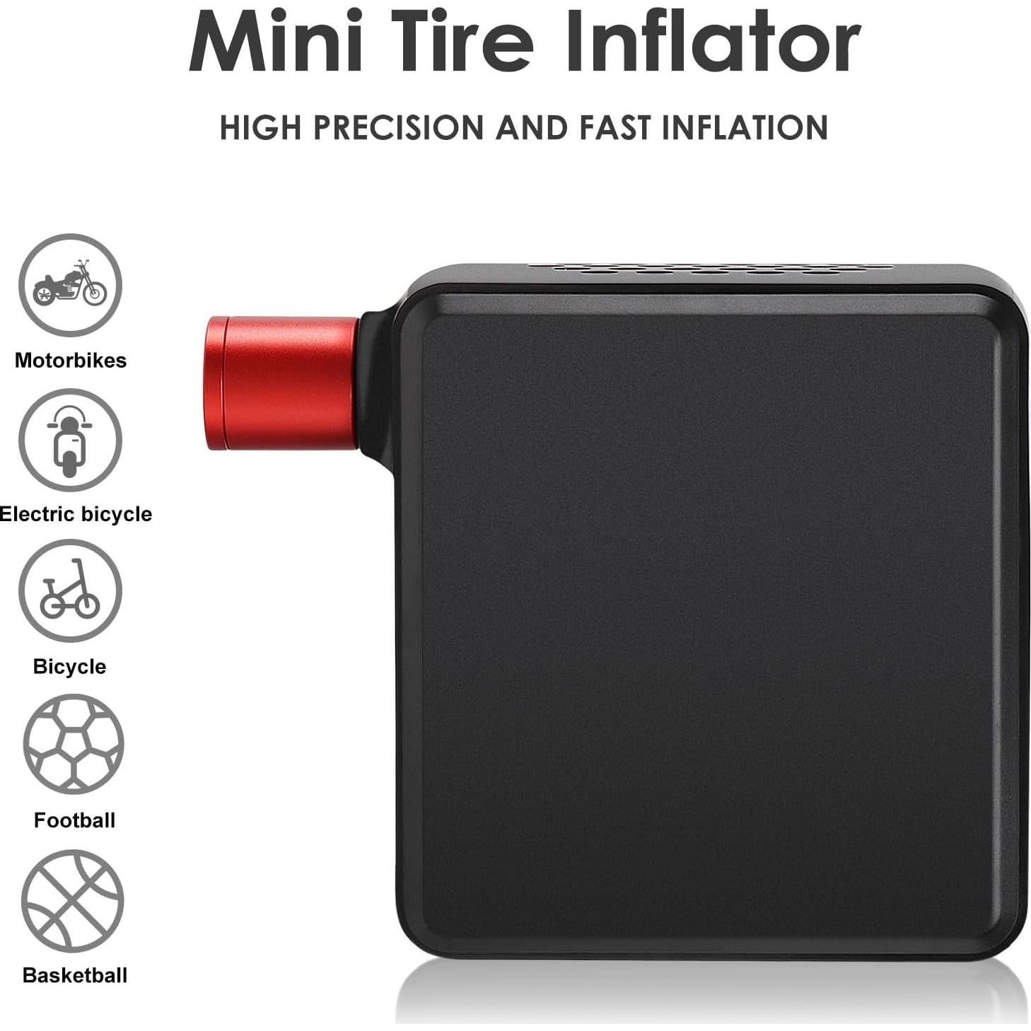 Mini Bomba de Aire Eléctrica LISIXLIUYI 150 PSI Portátil