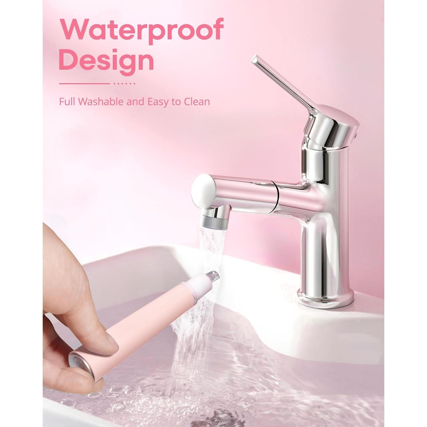 Recortador de Vello Nasal VG VOGCREST Rosa Recargable IPX7