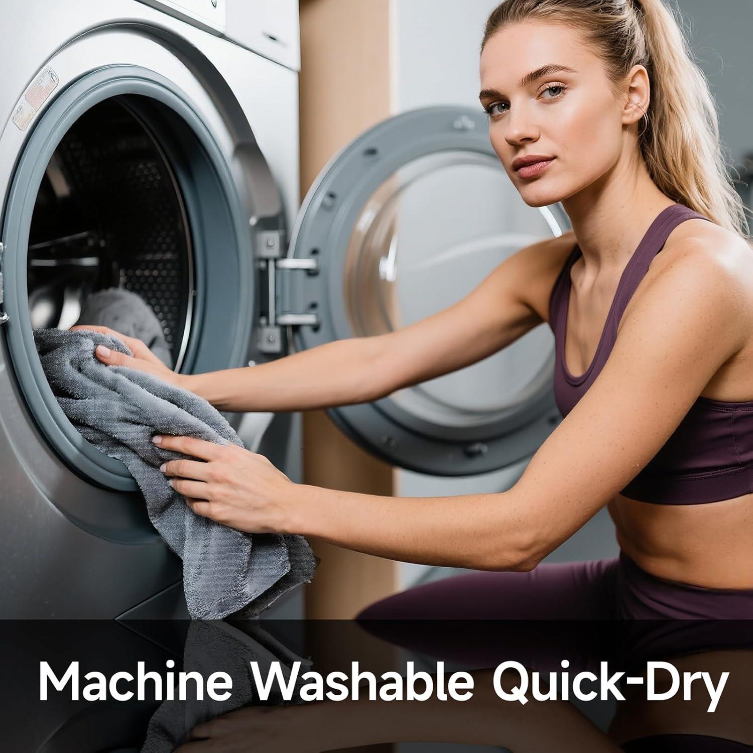 Toalla de Yoga RollingBunny Microfibra Antideslizante 2 Pzas