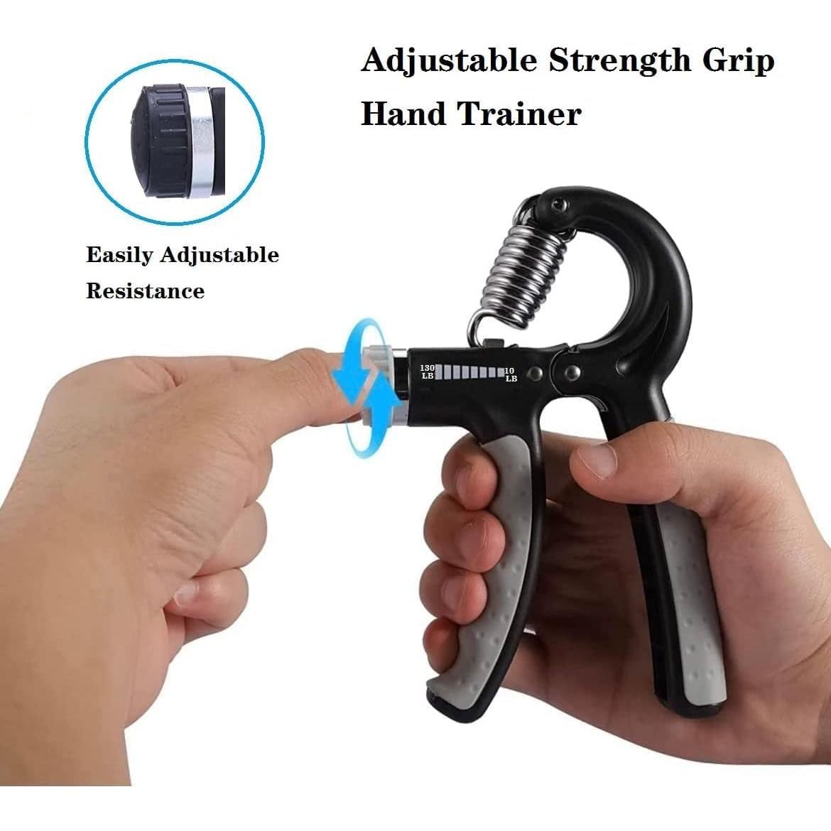 Fortalecedor de Mano AIKESIWAY 2 Paquetes Resistencia 5-60 Kg