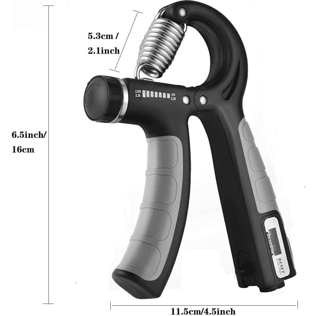 Fortalecedor de Mano AIKESIWAY 2 Paquetes Resistencia 5-60 Kg