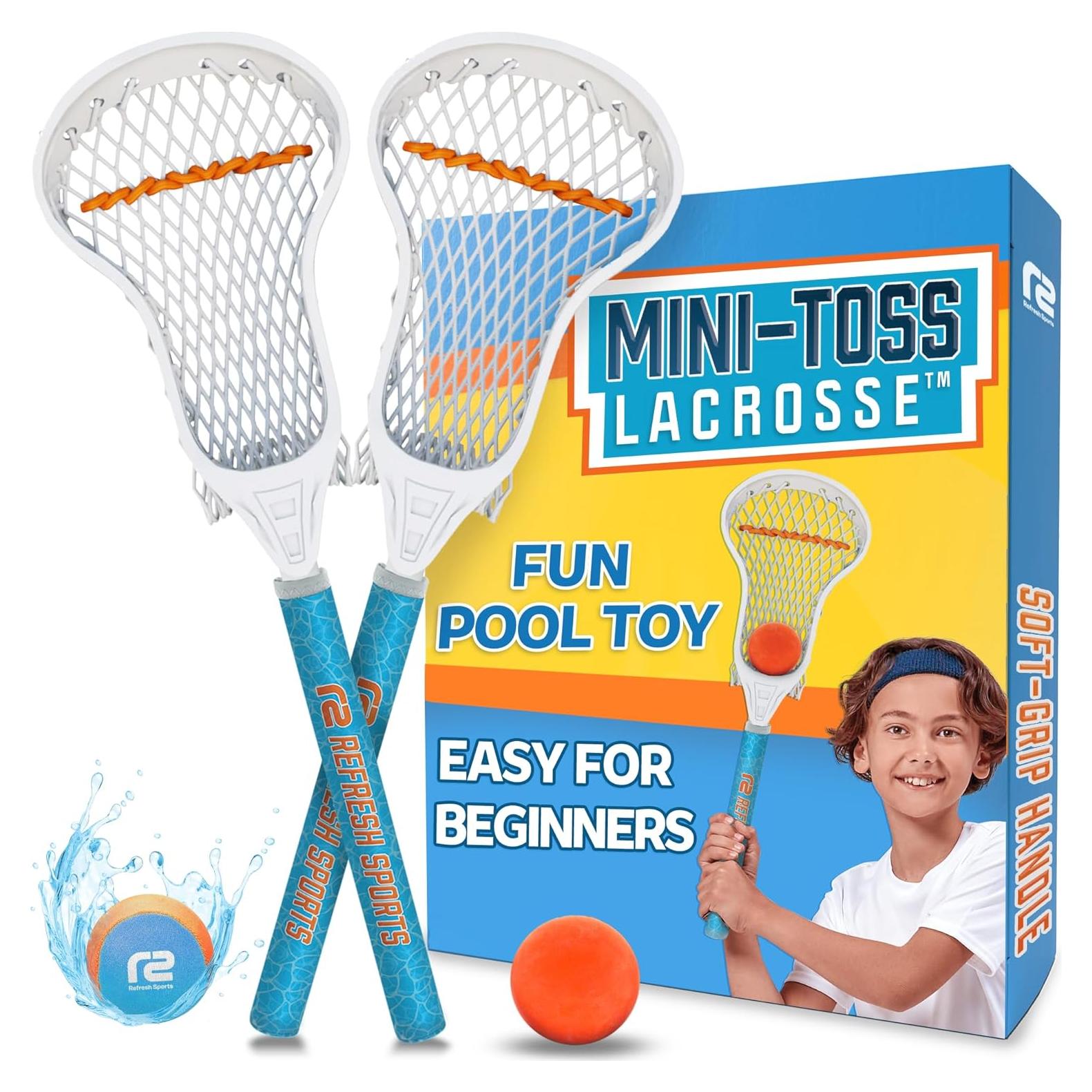 Set de Lacrosse Mini Toss Refresh Sports - 2 Palos y 2 Pelotas