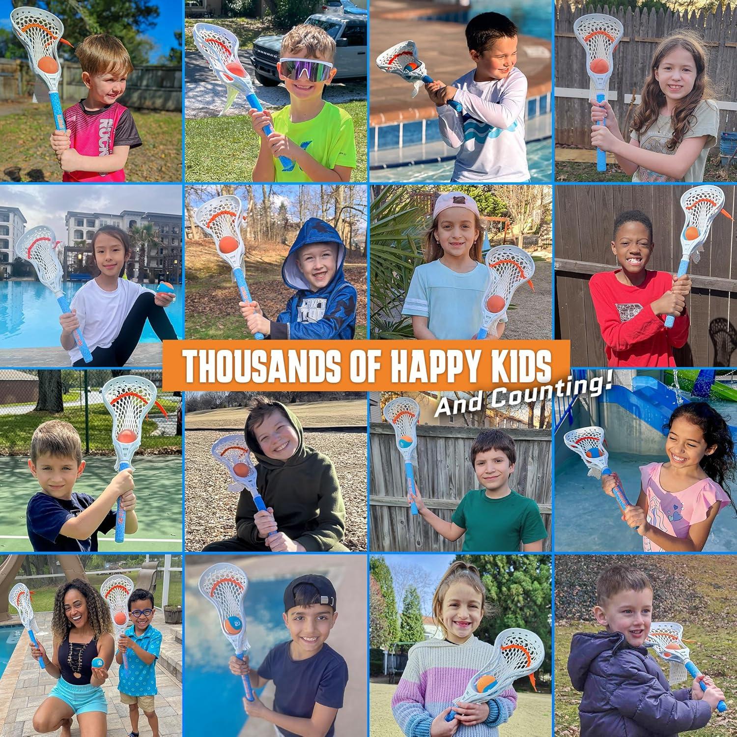 Set de Lacrosse Mini Toss Refresh Sports - 2 Palos y 2 Pelotas