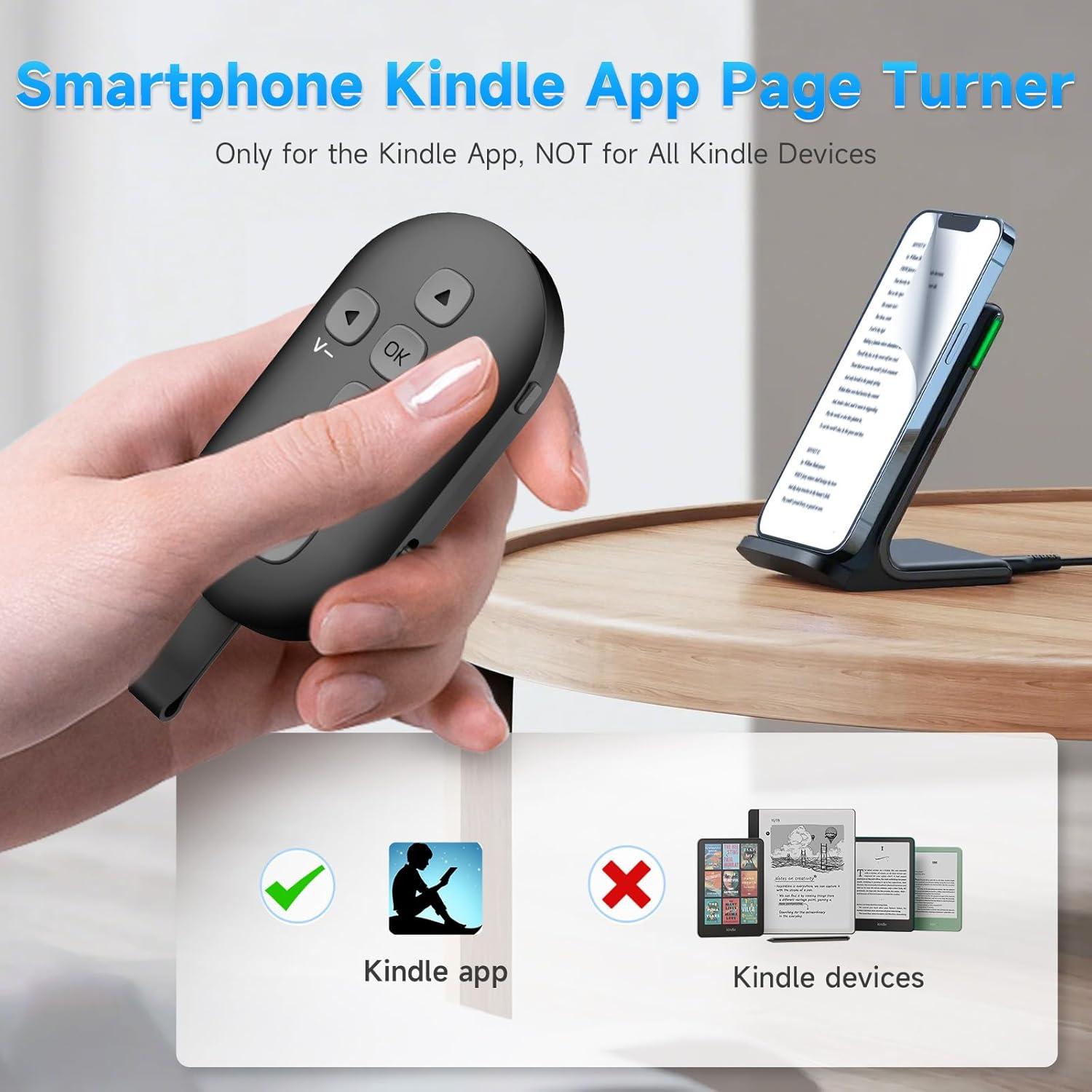 Control Remoto Bluetooth SEANCHEER R1 para TikTok y Kindle