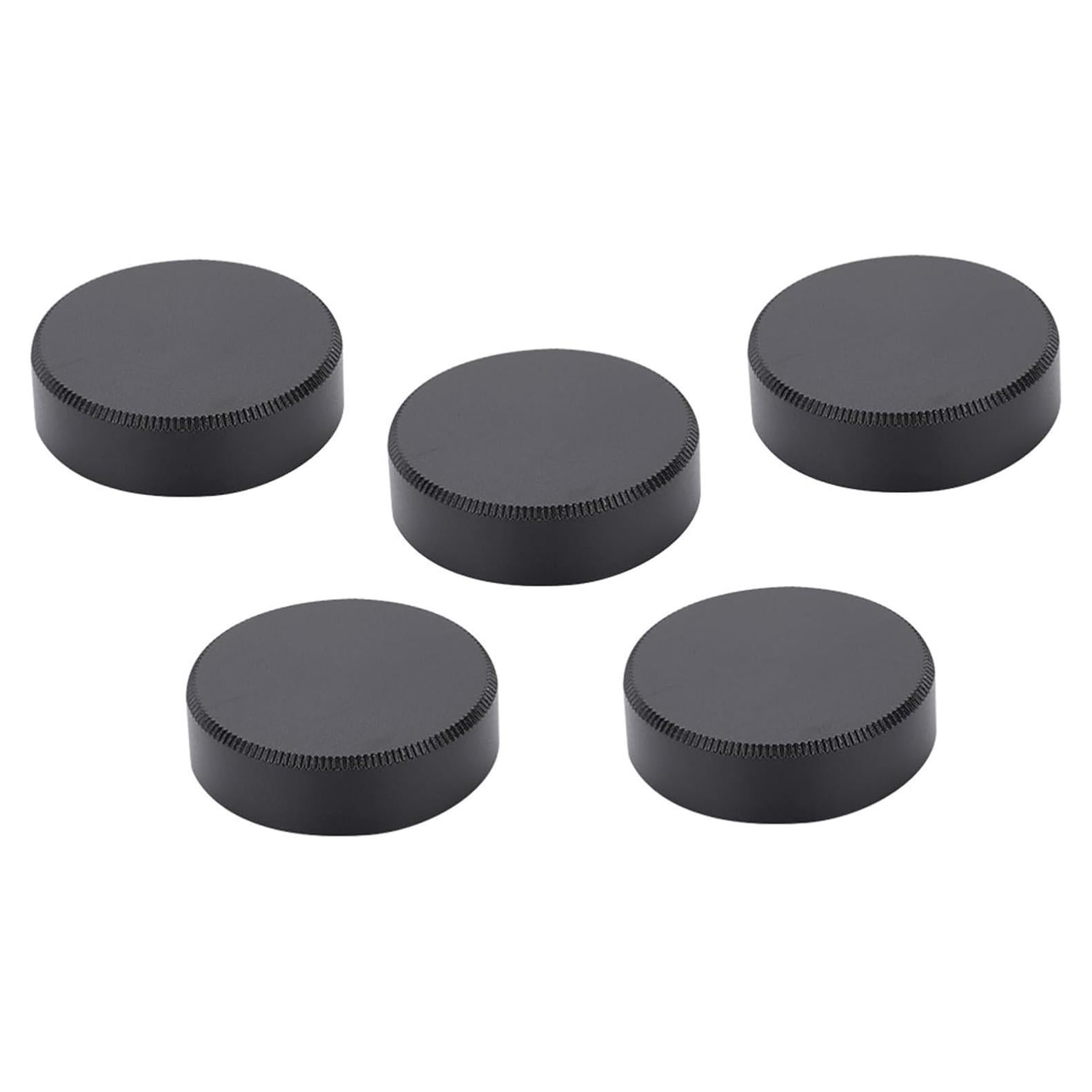 Yoidesu Lens for 25mm C-Mount Lens,2 Colors 5pcs C Mount Rear Lens for CCTV TV Lenses(Black)