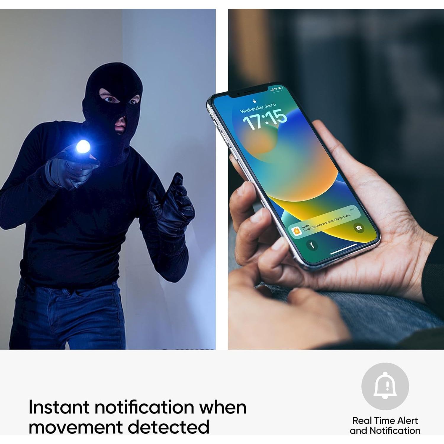 Sensor de Movimiento Inteligente ONVIS SMS2 con Higrómetro y Termómetro