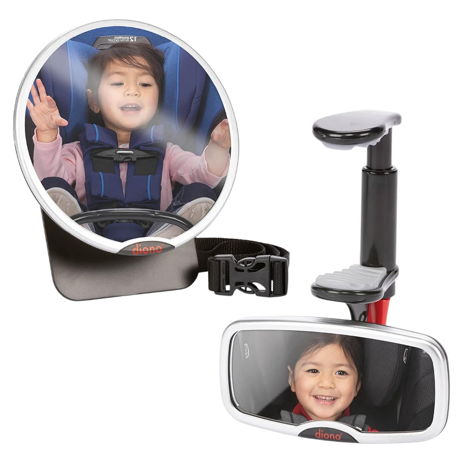 Espejos de Auto para Bebés Diono - Easy View y See Me Too