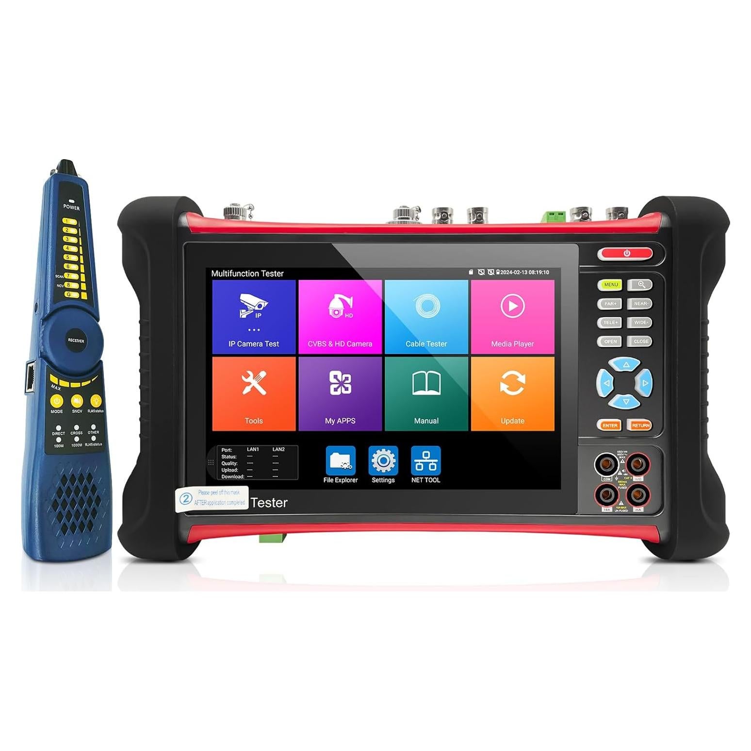 Probador de CCTV Rsrteng X7-MOVTADHS 8K Herramienta de Red