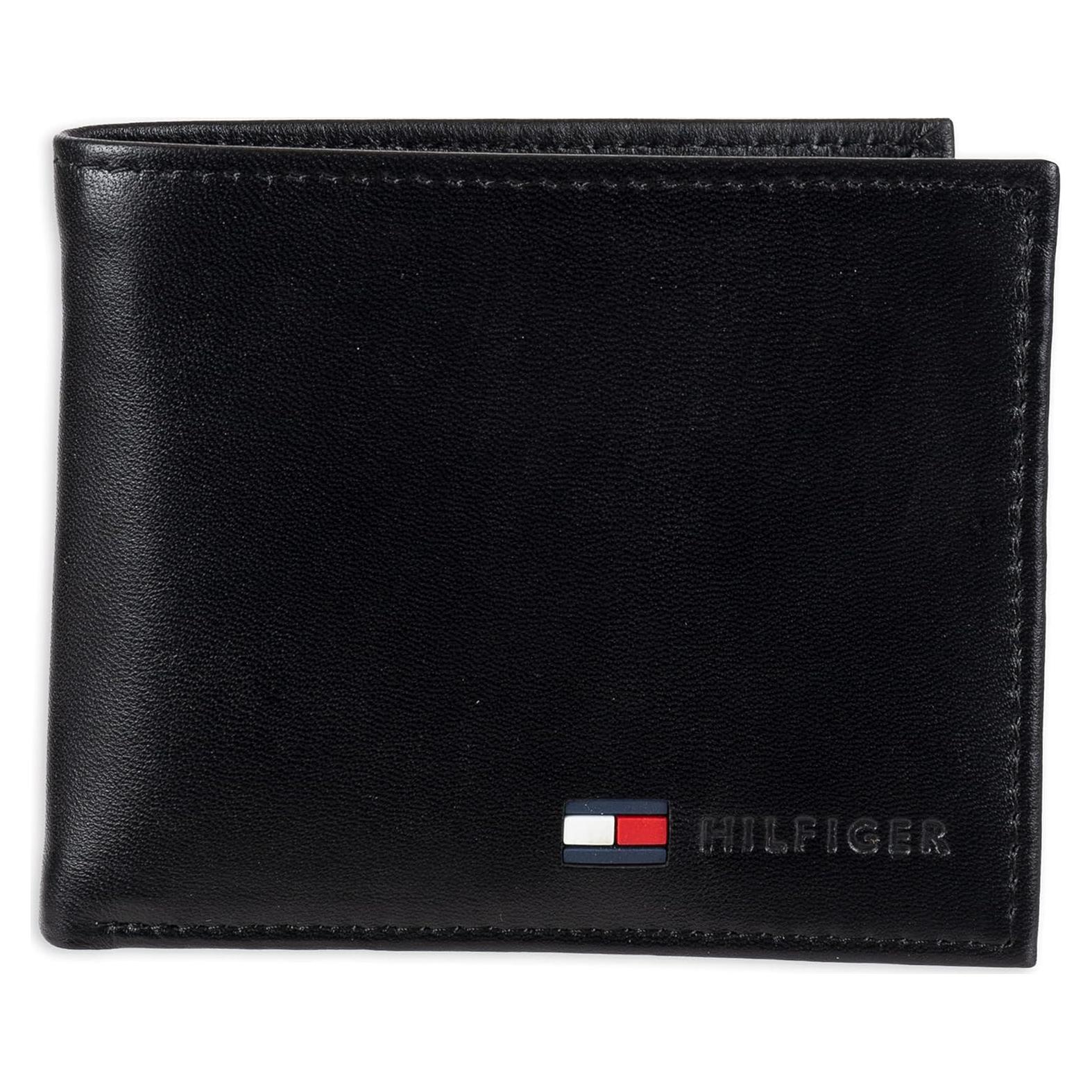 Cartera Bifold Slim de Cuero Tommy Hilfiger para Hombre