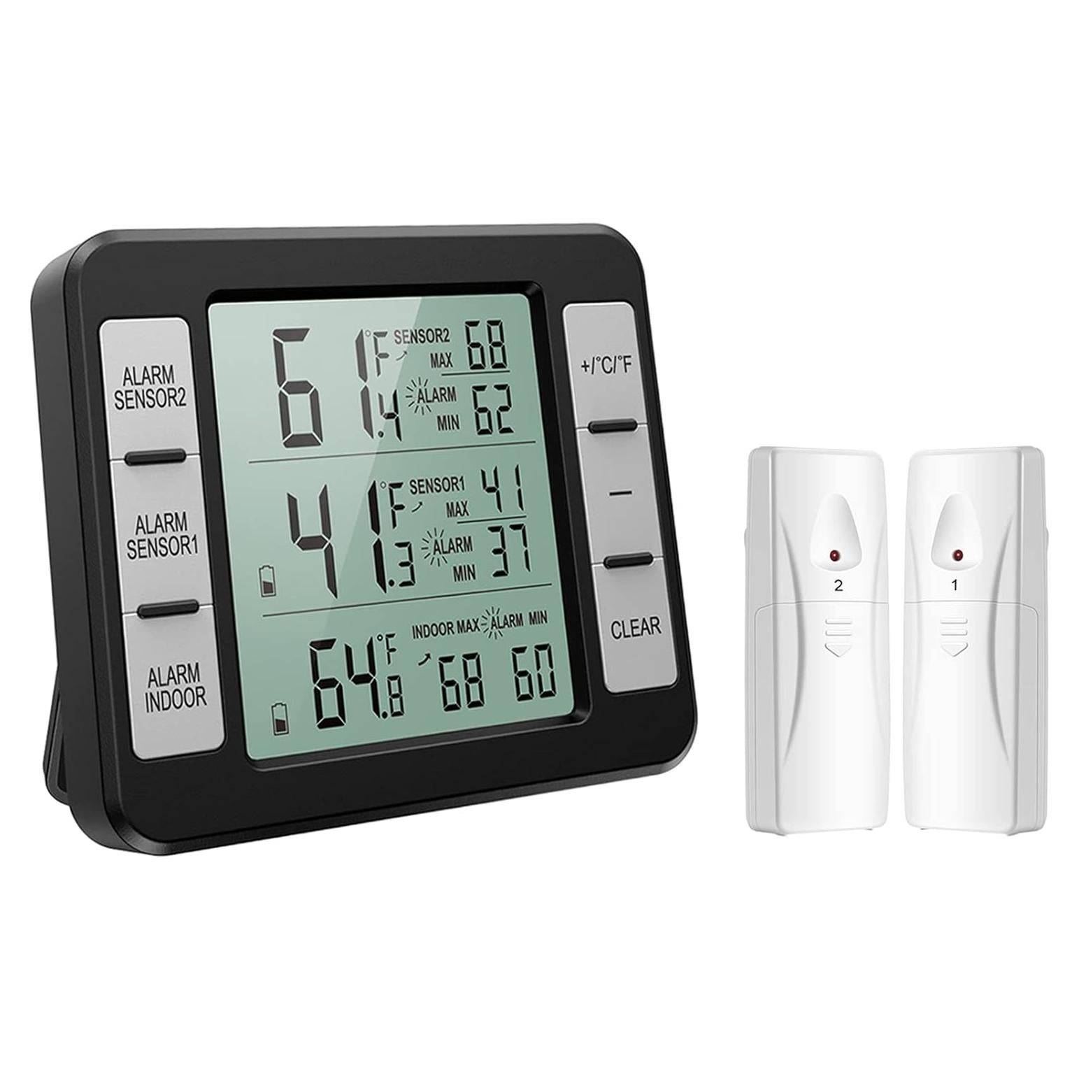 Termómetro Digital Inalámbrico KeeKit para Refrigerador y Congelador