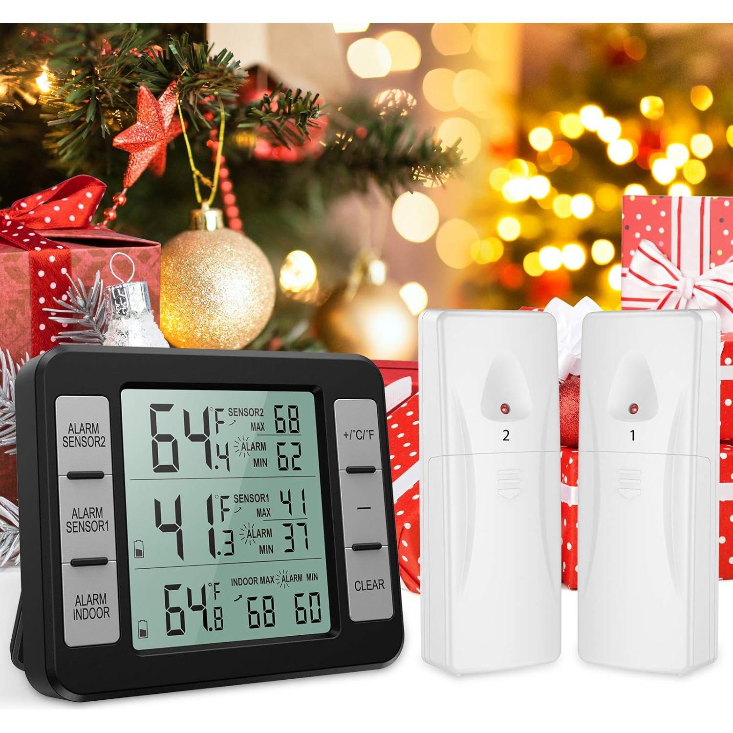 Termómetro Digital Inalámbrico KeeKit para Refrigerador y Congelador