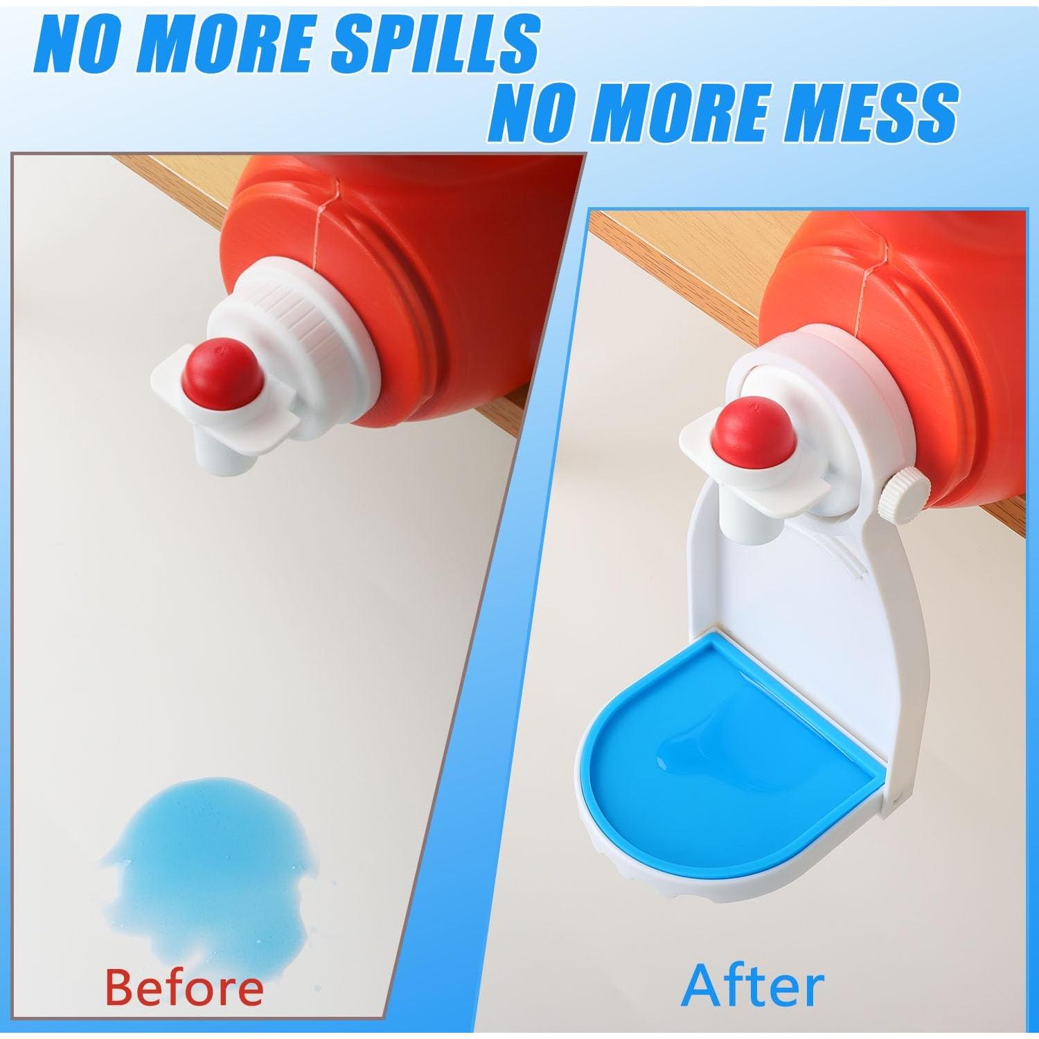 Soporte para Taza de Detergente HINSOCHA con Bandeja Goteo Azul